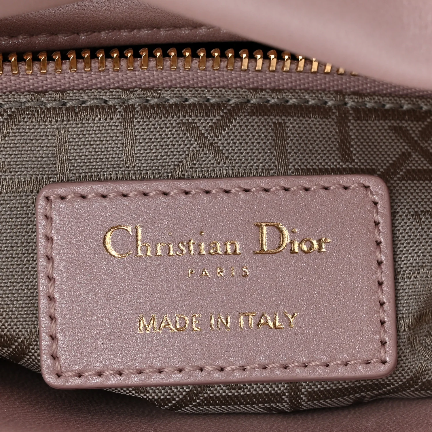 Metallic Lambskin Cannage Mini Lady Dior Lotus - Image 6