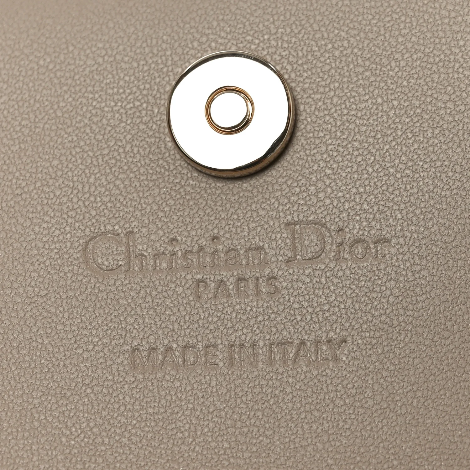 Metallic Lambskin Cannage My Dior Glycine Wallet Gold - Image 6