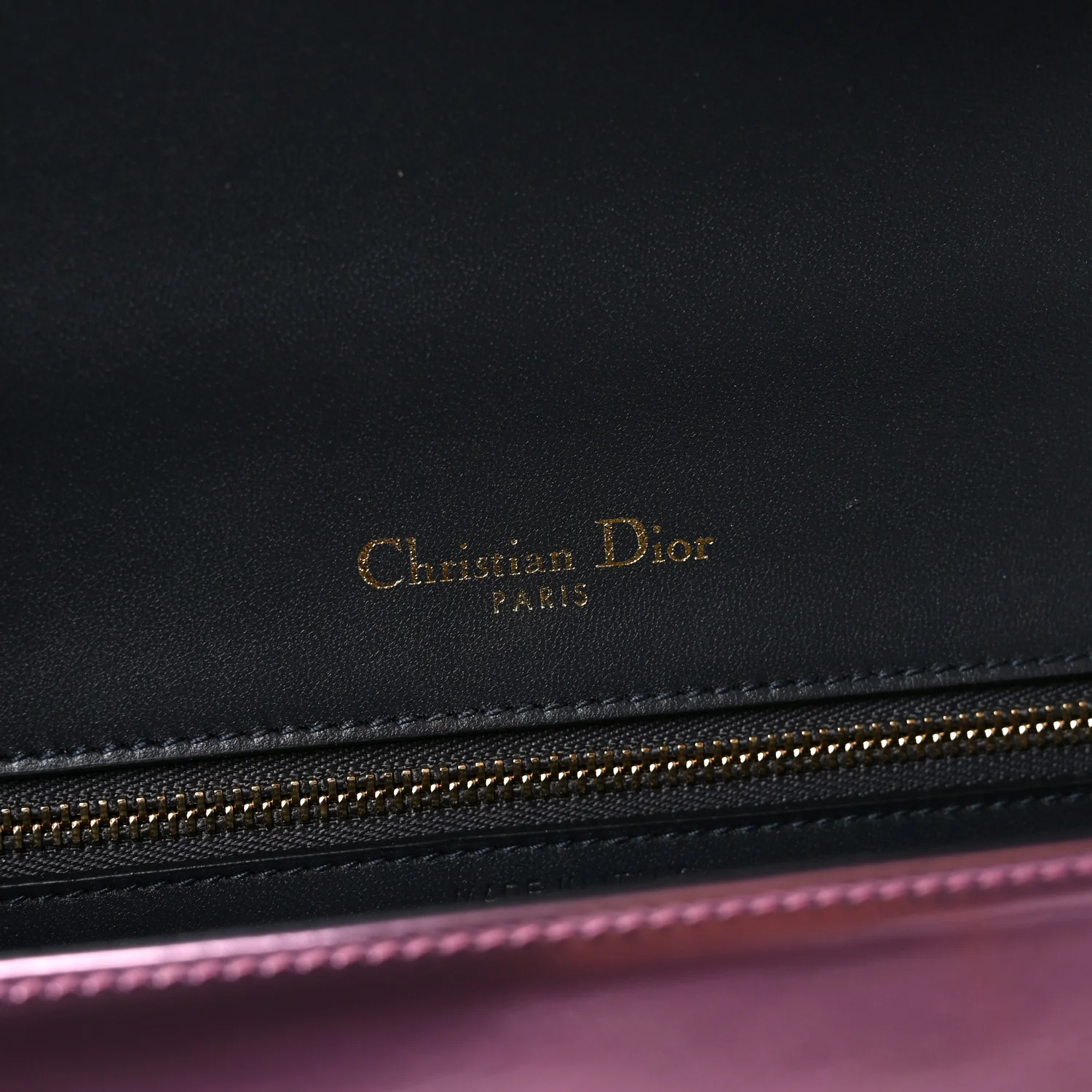 Metallic Patent Micro-Cannage Medium Diorama Flap Bag Pink - Image 6