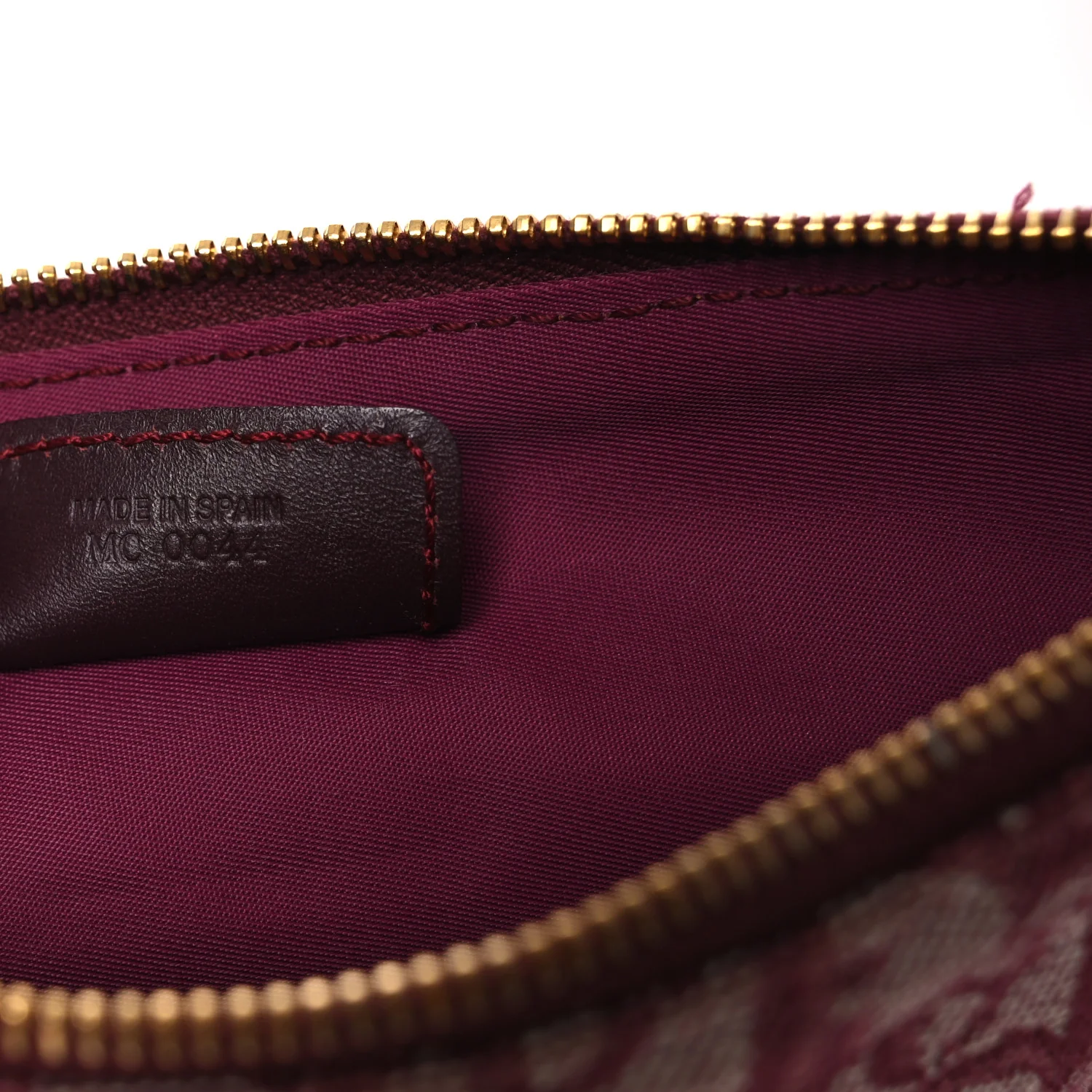 Monogram Mini Saddle Pochette Burgundy - Image 7