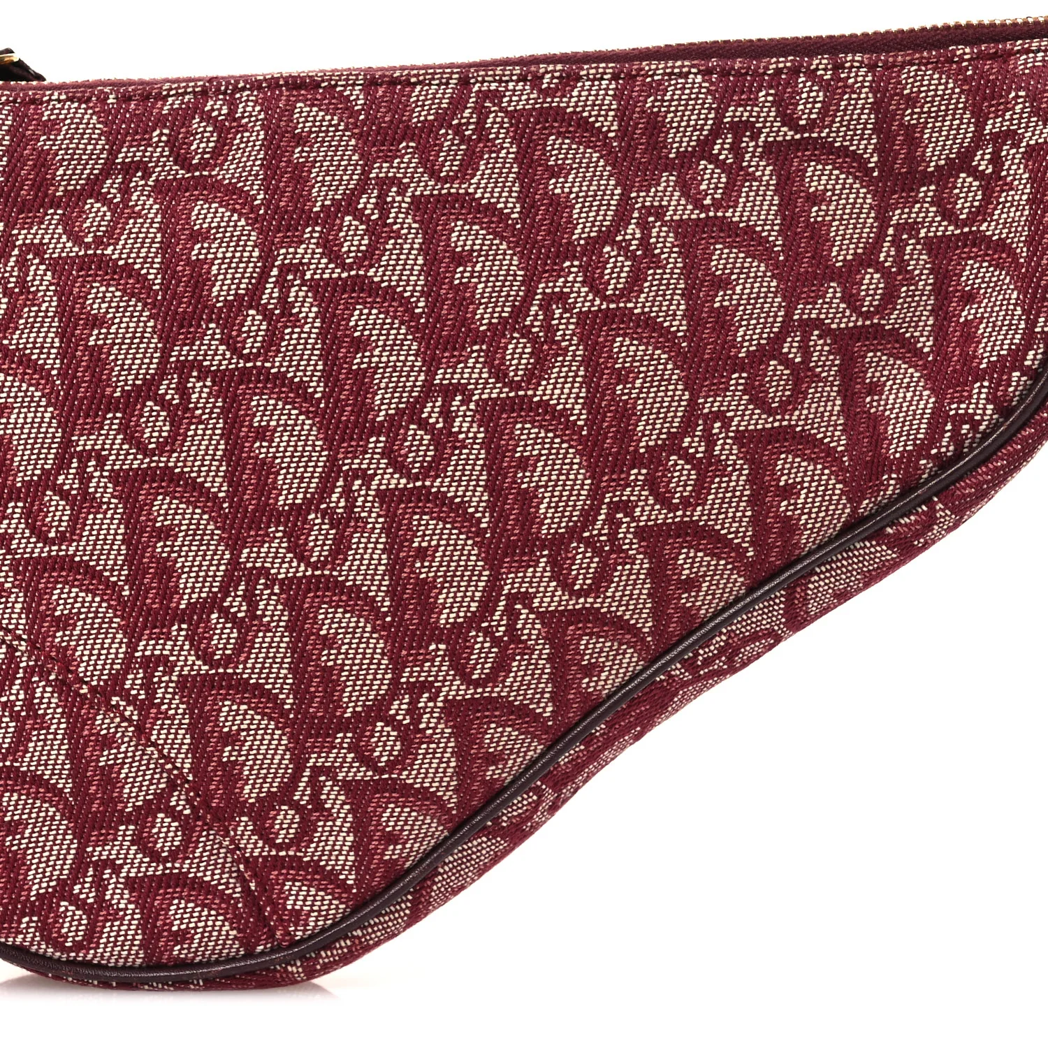 Monogram Mini Saddle Pochette Burgundy - Image 8
