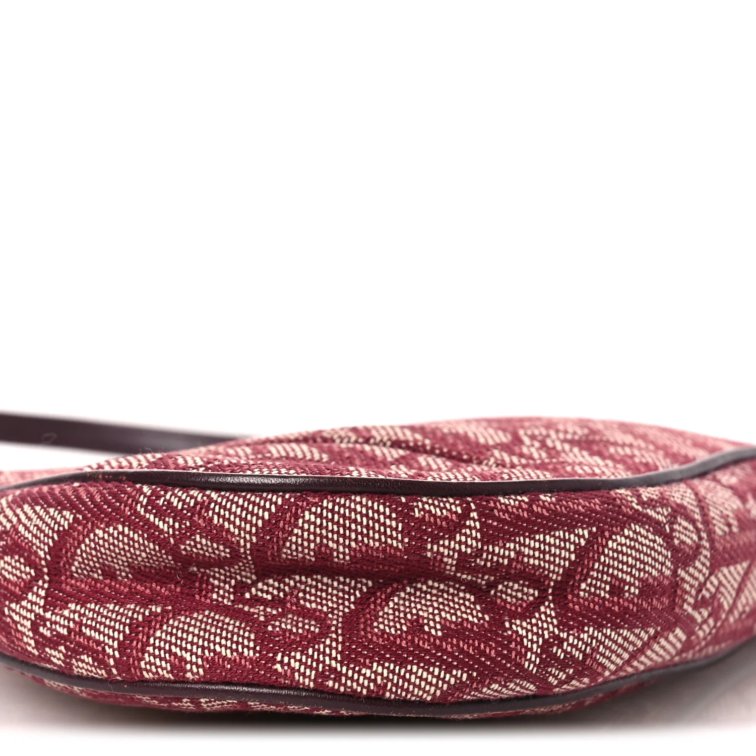 Monogram Mini Saddle Pochette Burgundy - Image 9