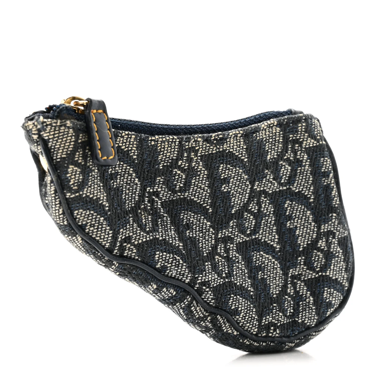 Monogram Saddle Coin Purse Navy - Image 6