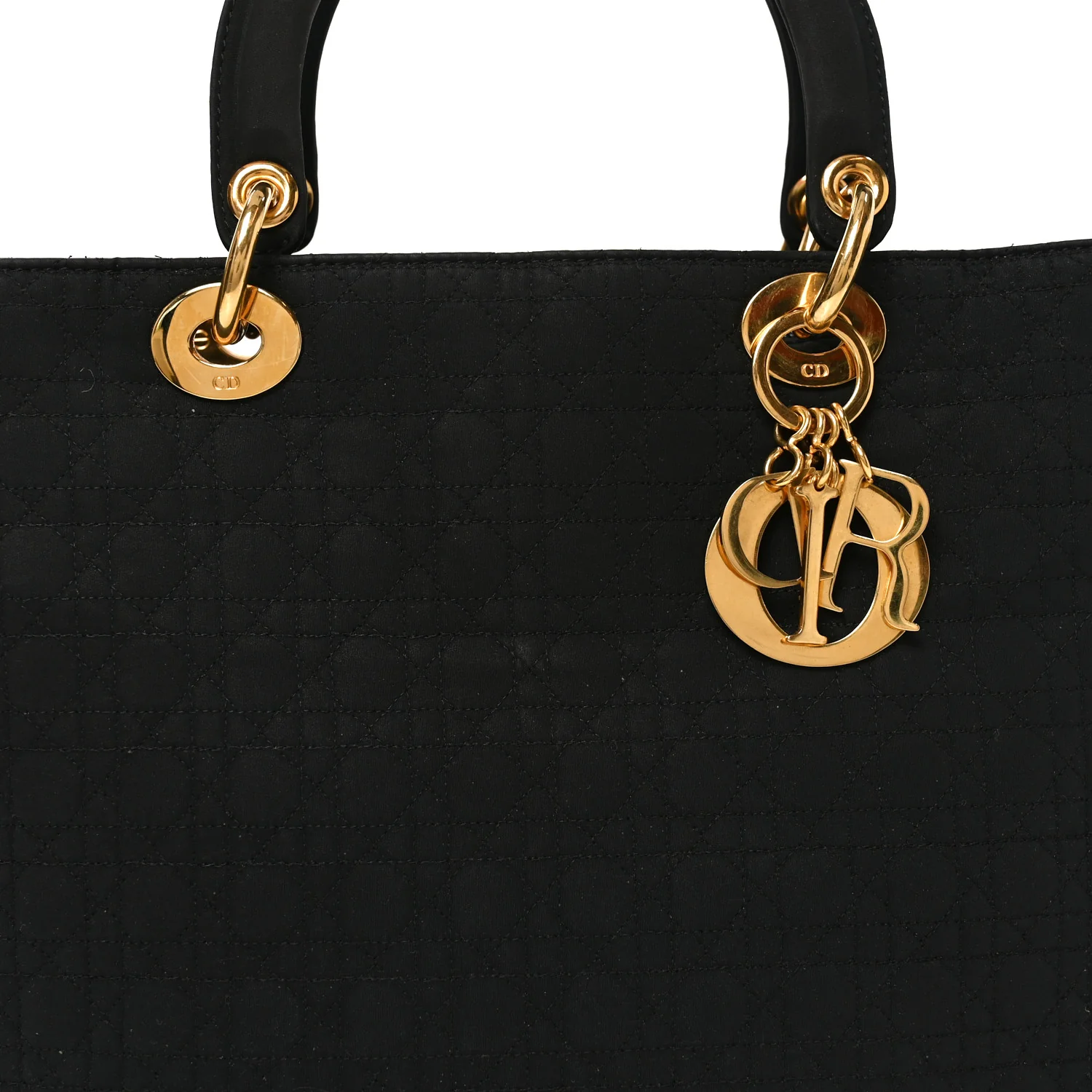 Nylon Cannage Large Lady Dior Black - Image 8