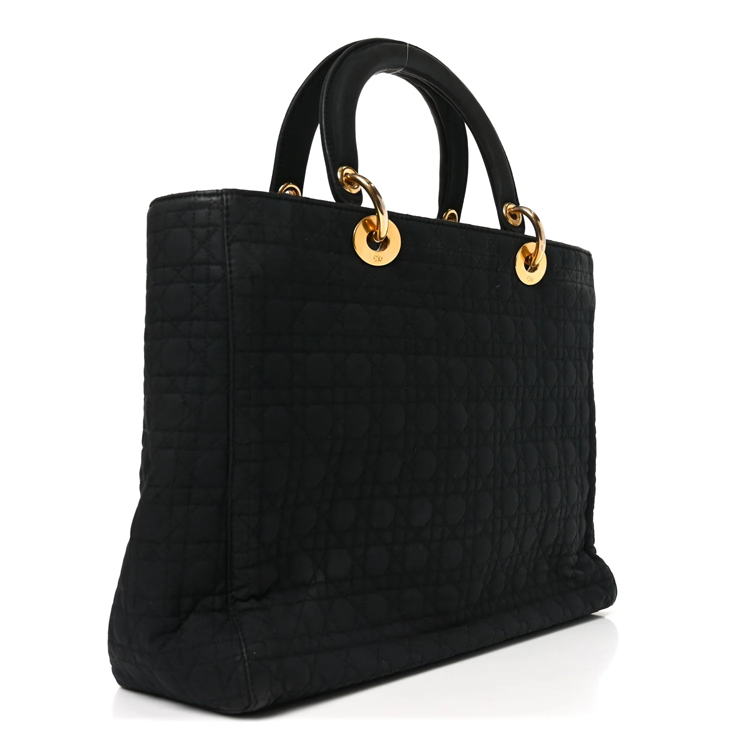 Nylon Cannage Large Lady Dior Black - Image 3