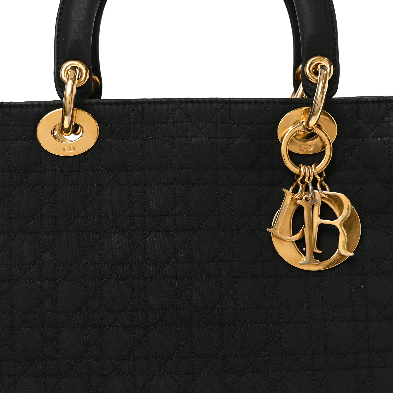 Nylon Cannage Large Lady Dior Black - Image 8