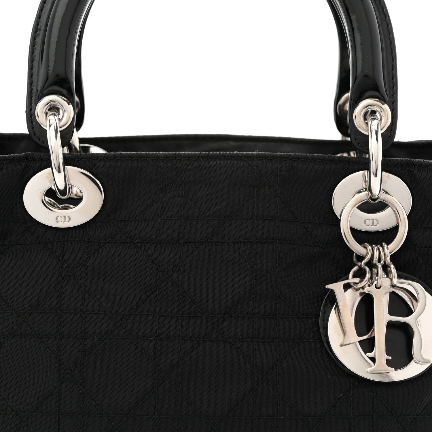 Nylon Cannage Medium Lady Dior Black - Image 8