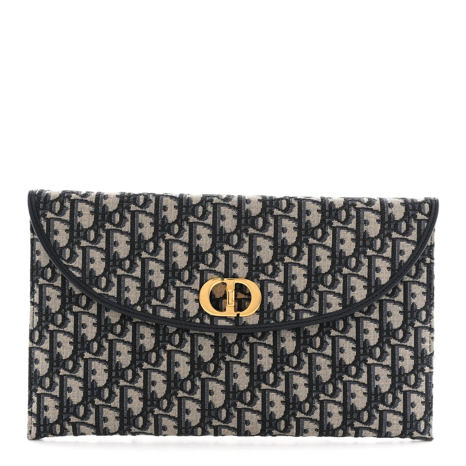 Oblique 30 Montaigne Avenue Pouch With Flap Blue