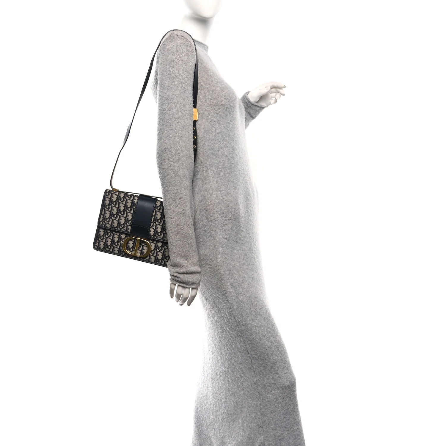 Oblique 30 Montaigne Flap Bag Blue - Image 2