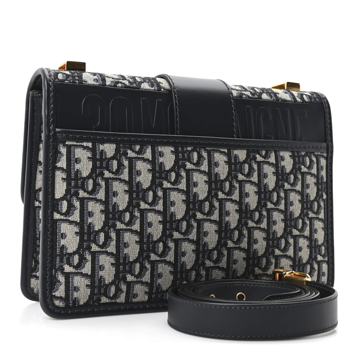 Oblique 30 Montaigne Flap Bag Blue - Image 3