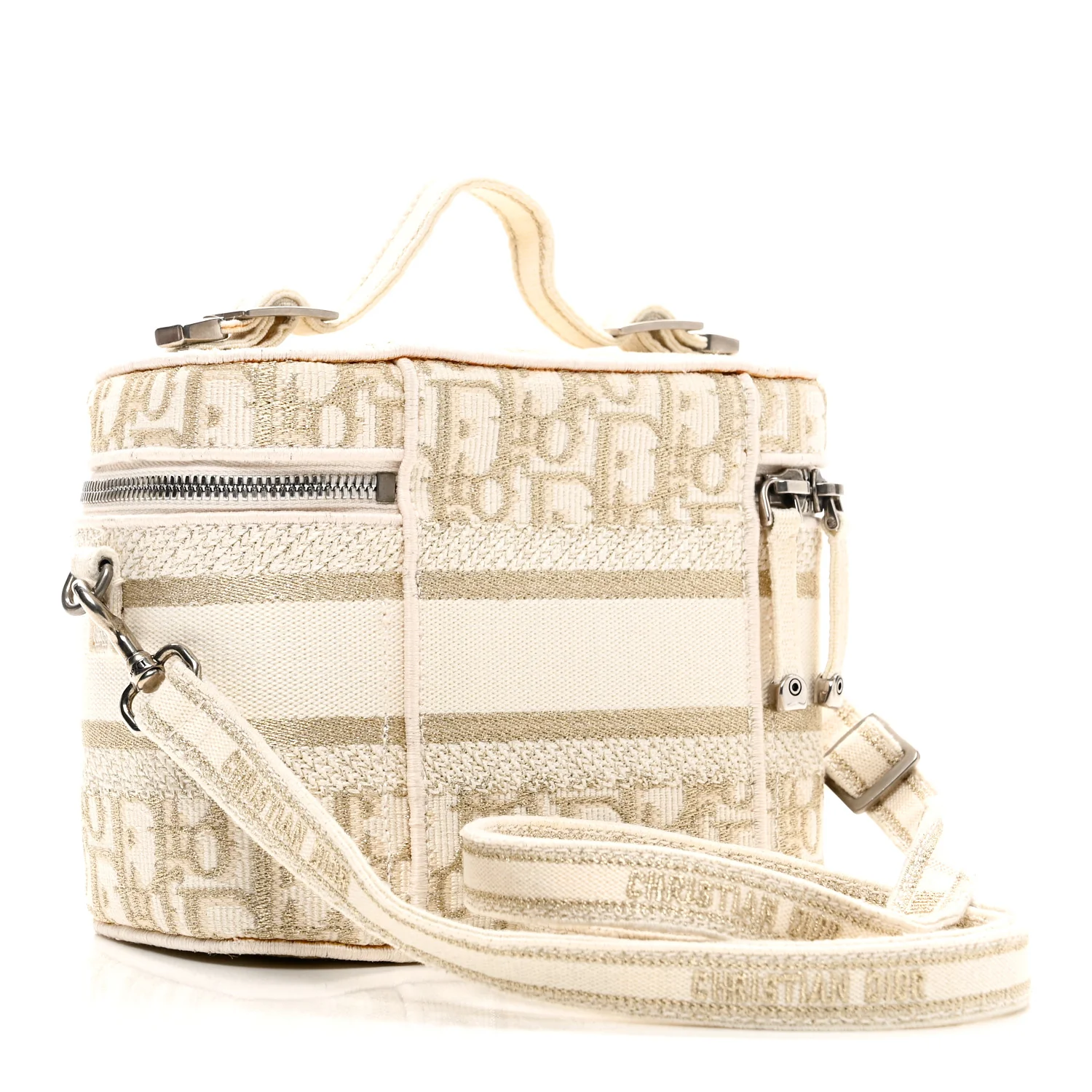 Oblique Diortravel Vanity Case Pale Gold - Image 3