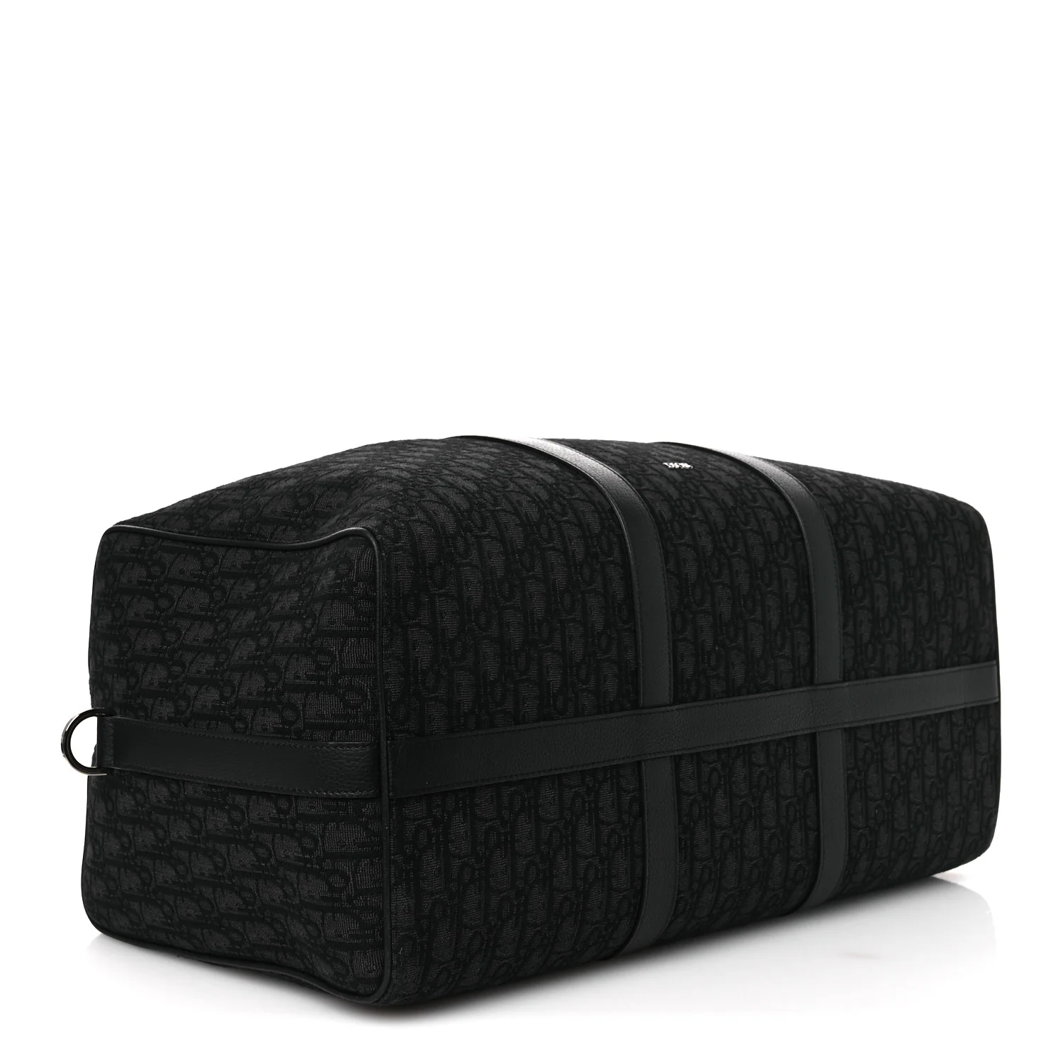 Oblique Jacquard Grained Calfskin Lingot 50 Black - Image 4