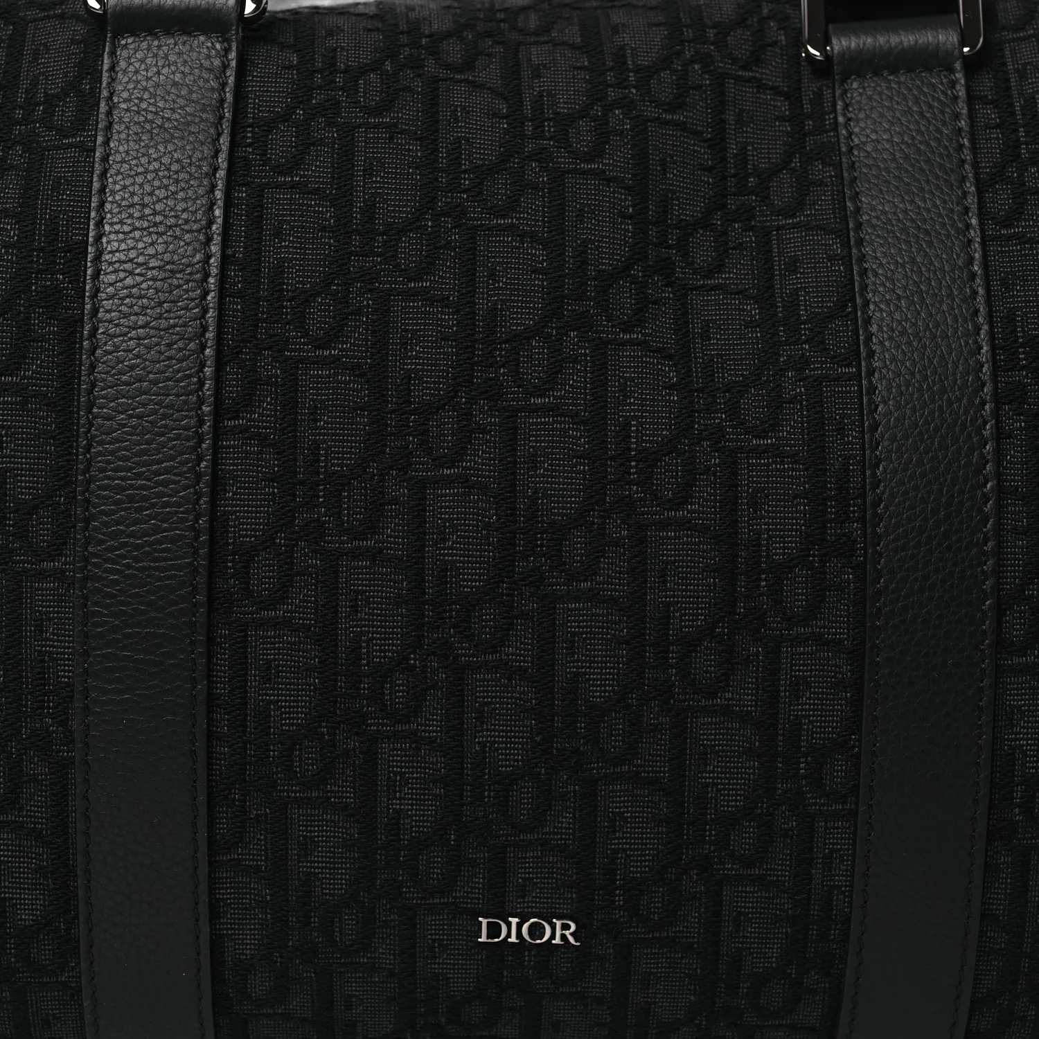 Oblique Jacquard Grained Calfskin Lingot 50 Black - Image 8