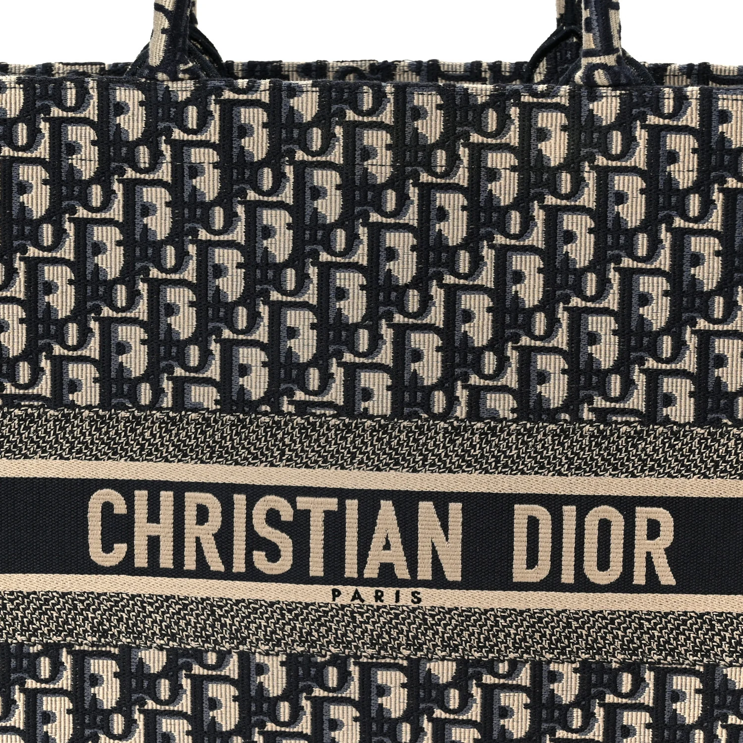 Oblique Large Book Tote Blue Multicolor - Image 8