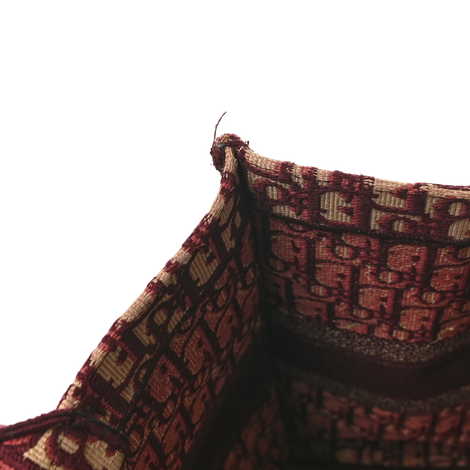 Oblique Large Book Tote Burgundy Multicolor - Image 13