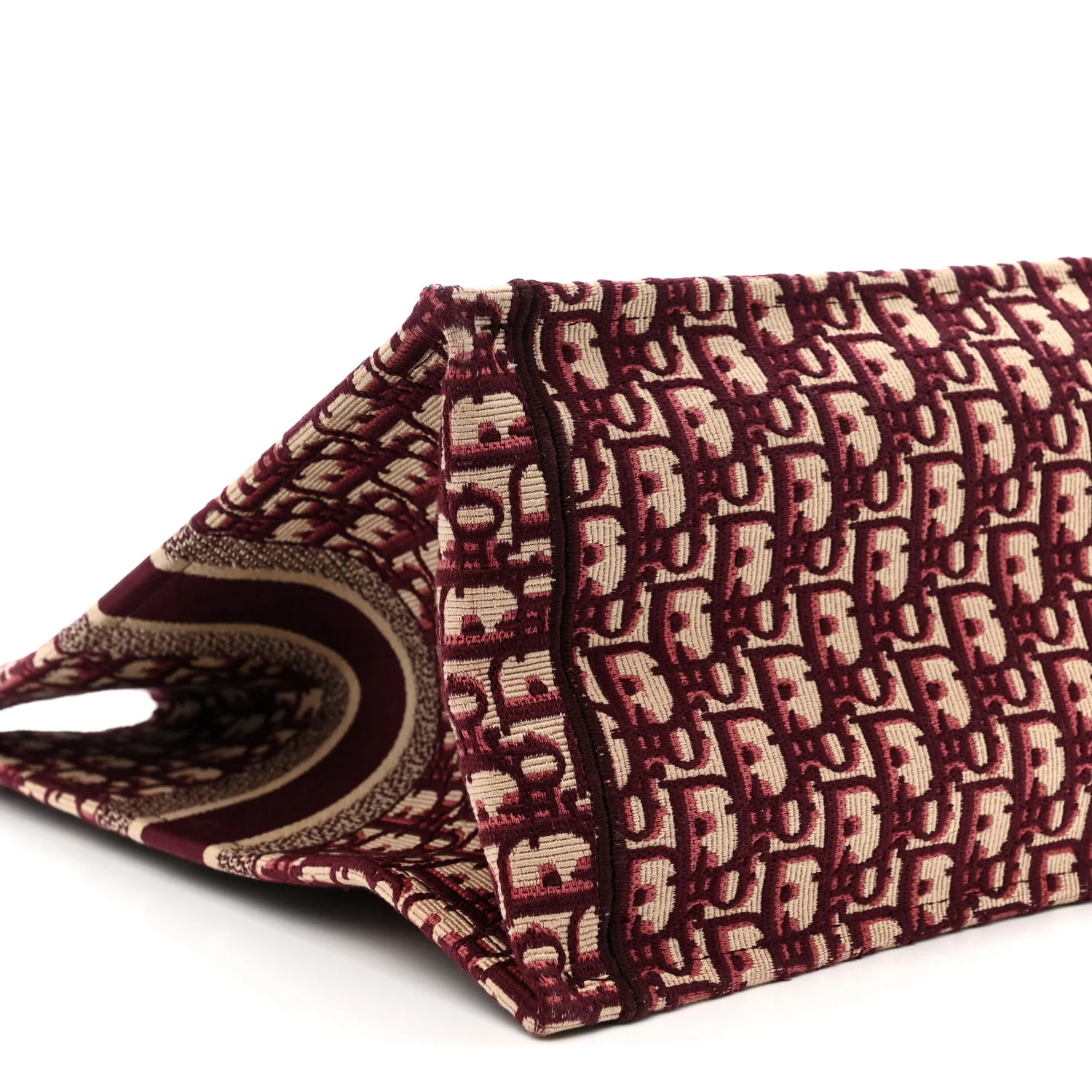 Oblique Large Book Tote Burgundy Multicolor - Image 9