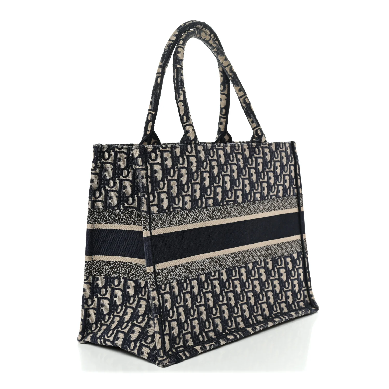 Oblique Medium Book Tote Blue Multicolor - Image 3