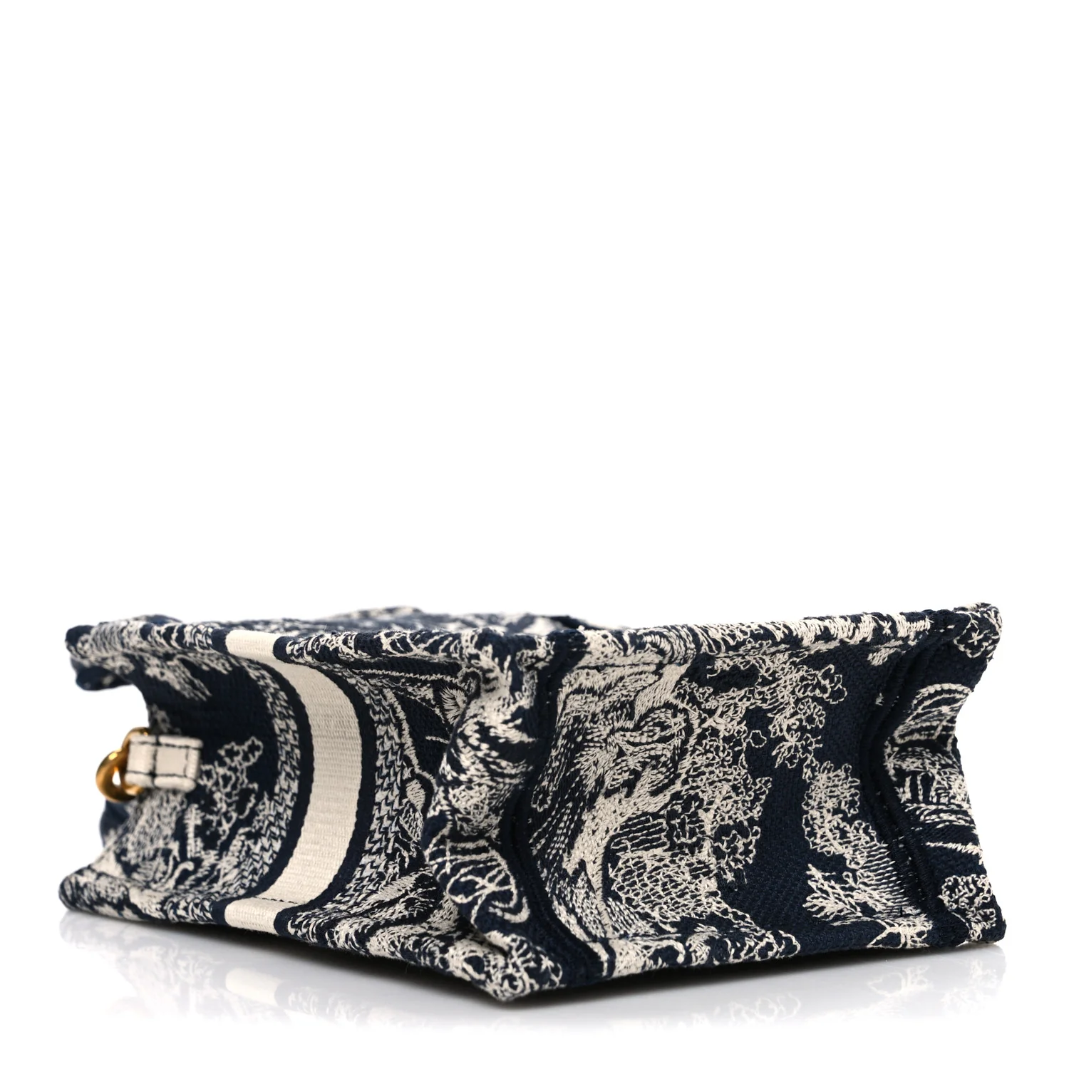 Oblique Mini Book Tote Phone Bag Blue - Image 3