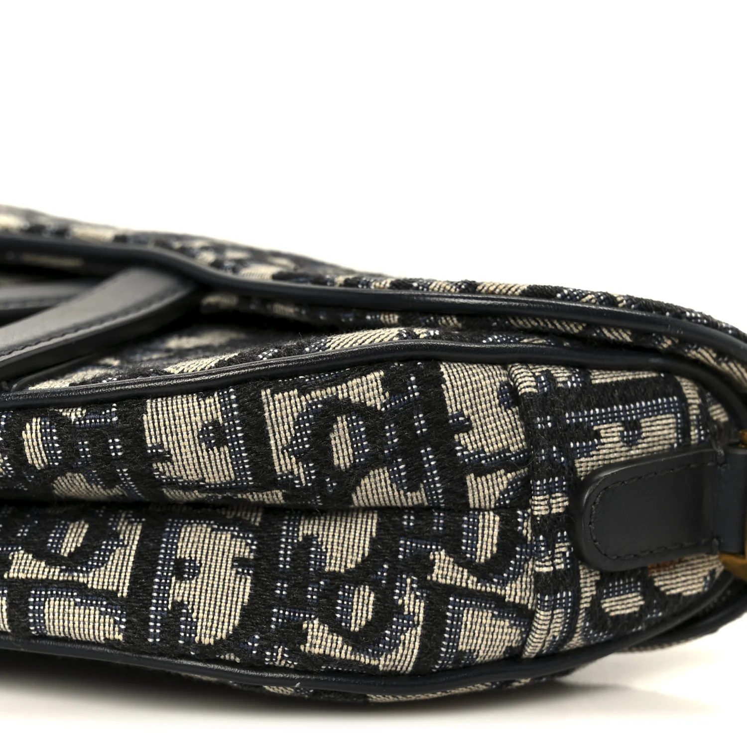 Oblique Mini Saddle Bag Blue - Image 10