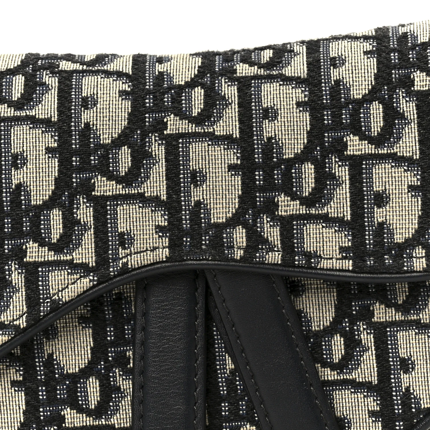 Oblique Mini Saddle Bag Blue - Image 8