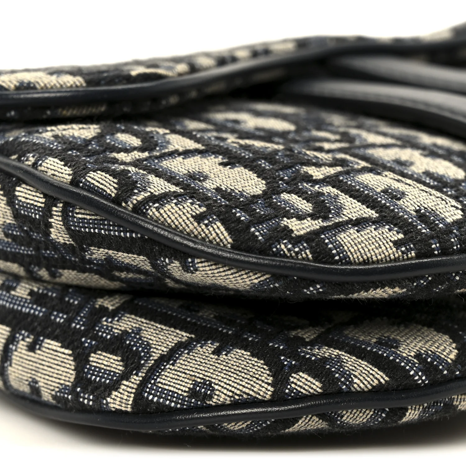 Oblique Mini Saddle Bag Blue - Image 9