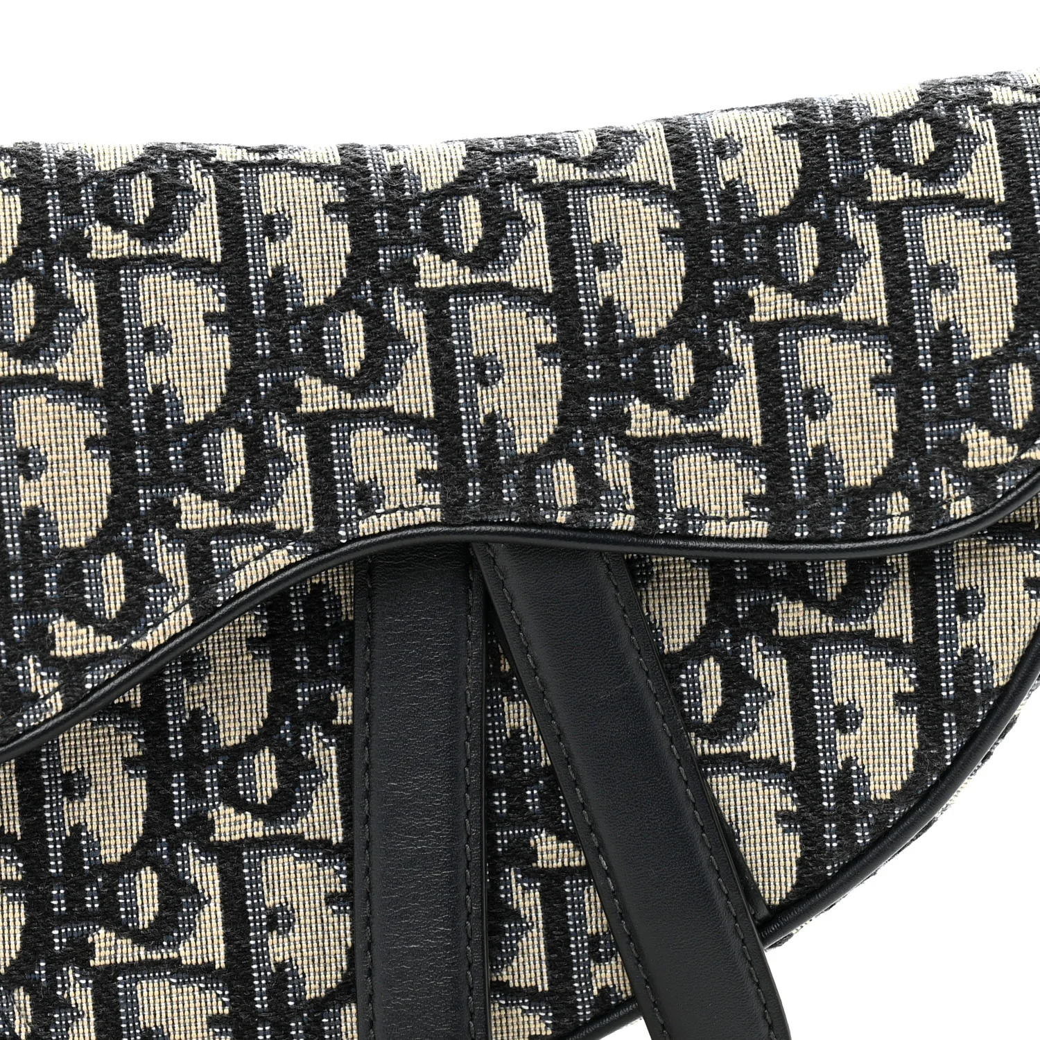 Oblique Mini Saddle Bag Blue - Image 8