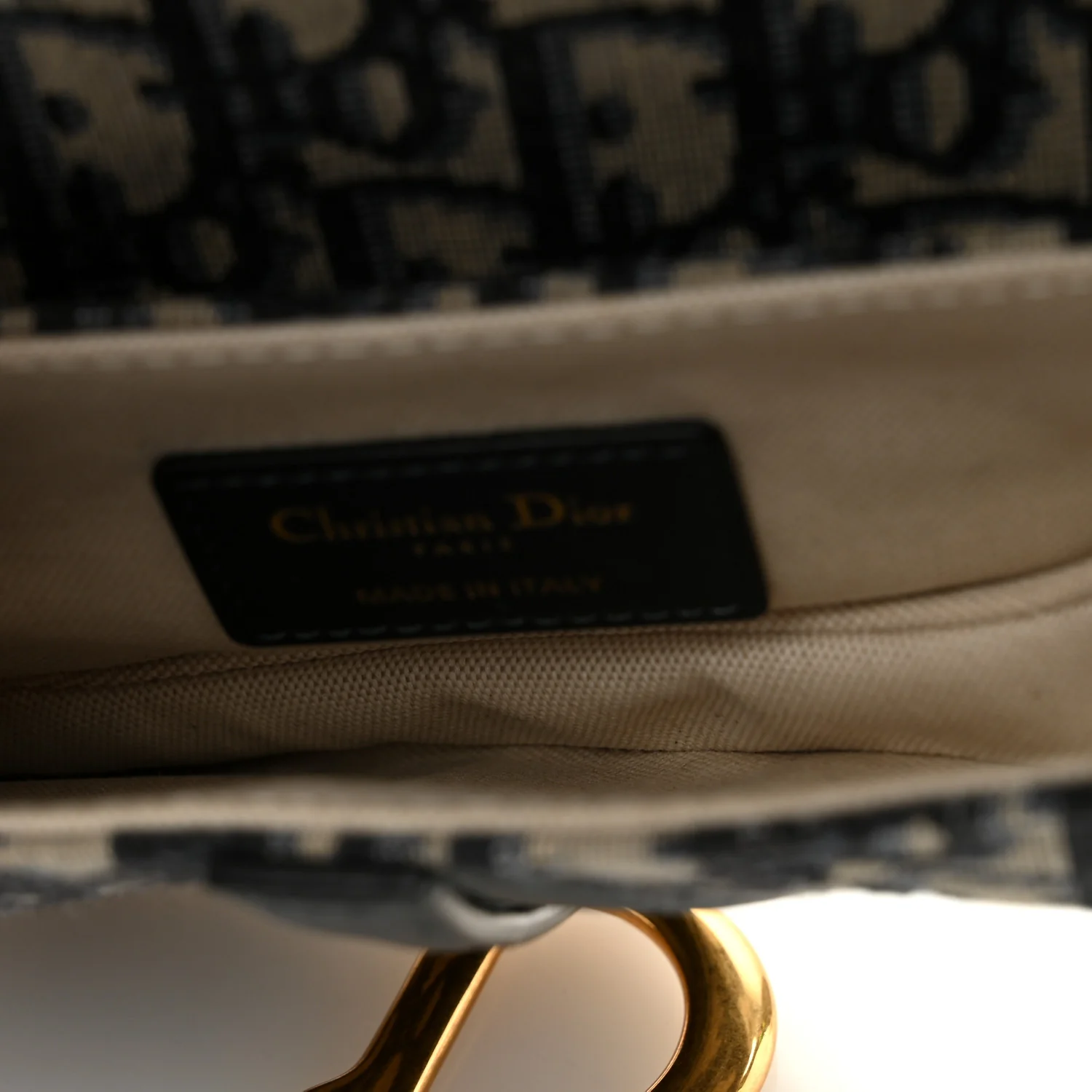 Oblique Mini Saddle Bag Blue - Image 5