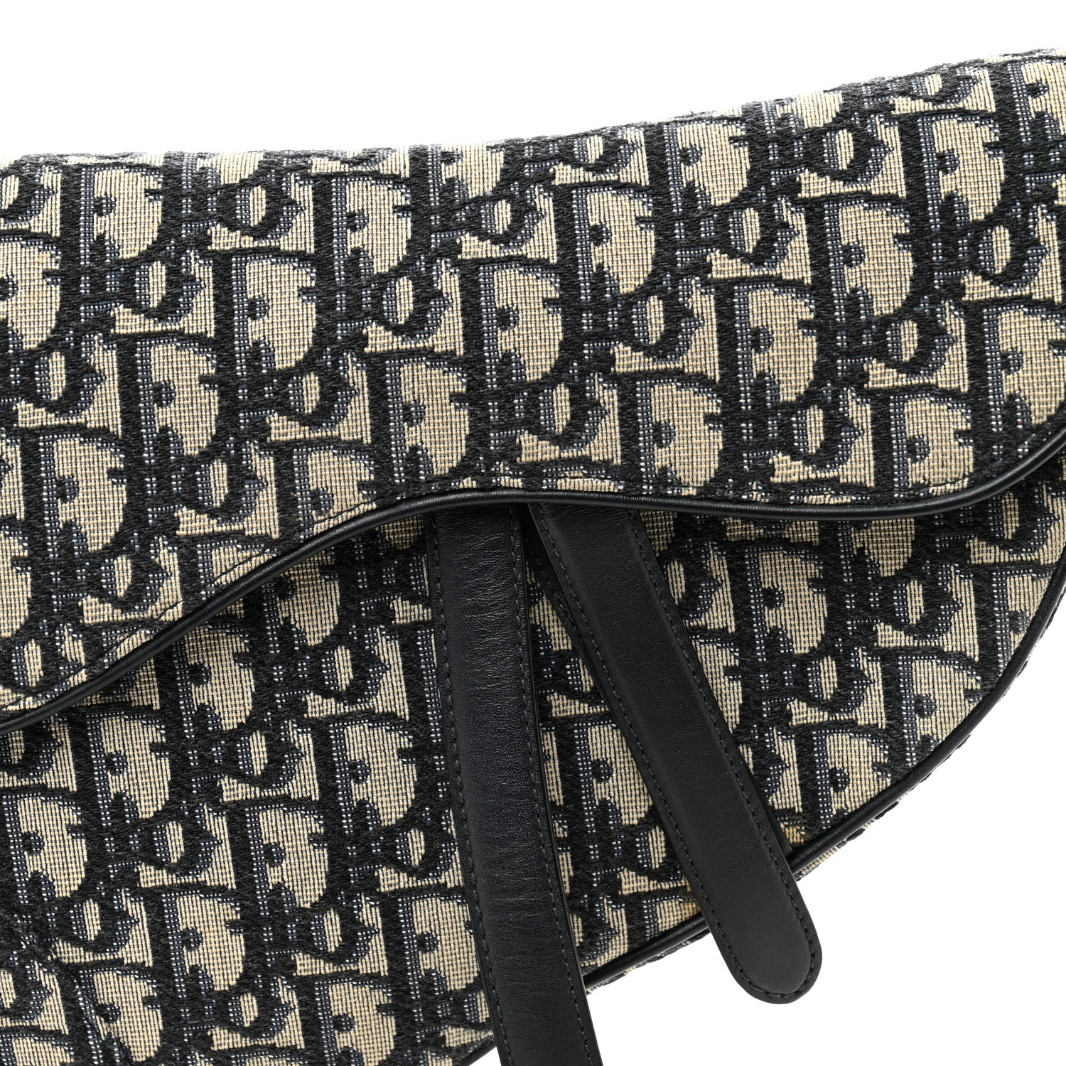 Oblique Saddle Bag Blue - Image 8