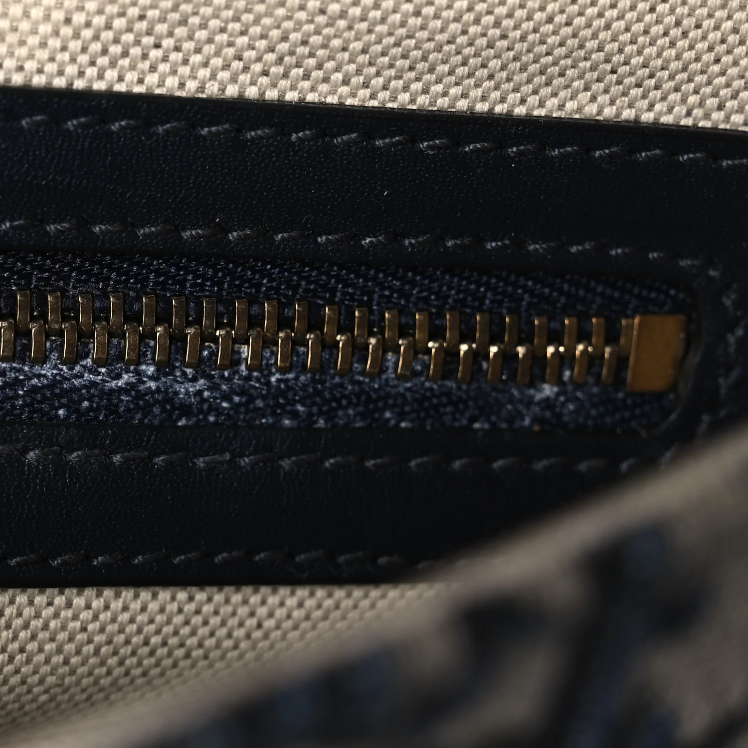 Oblique Saddle Bag Blue - Image 11