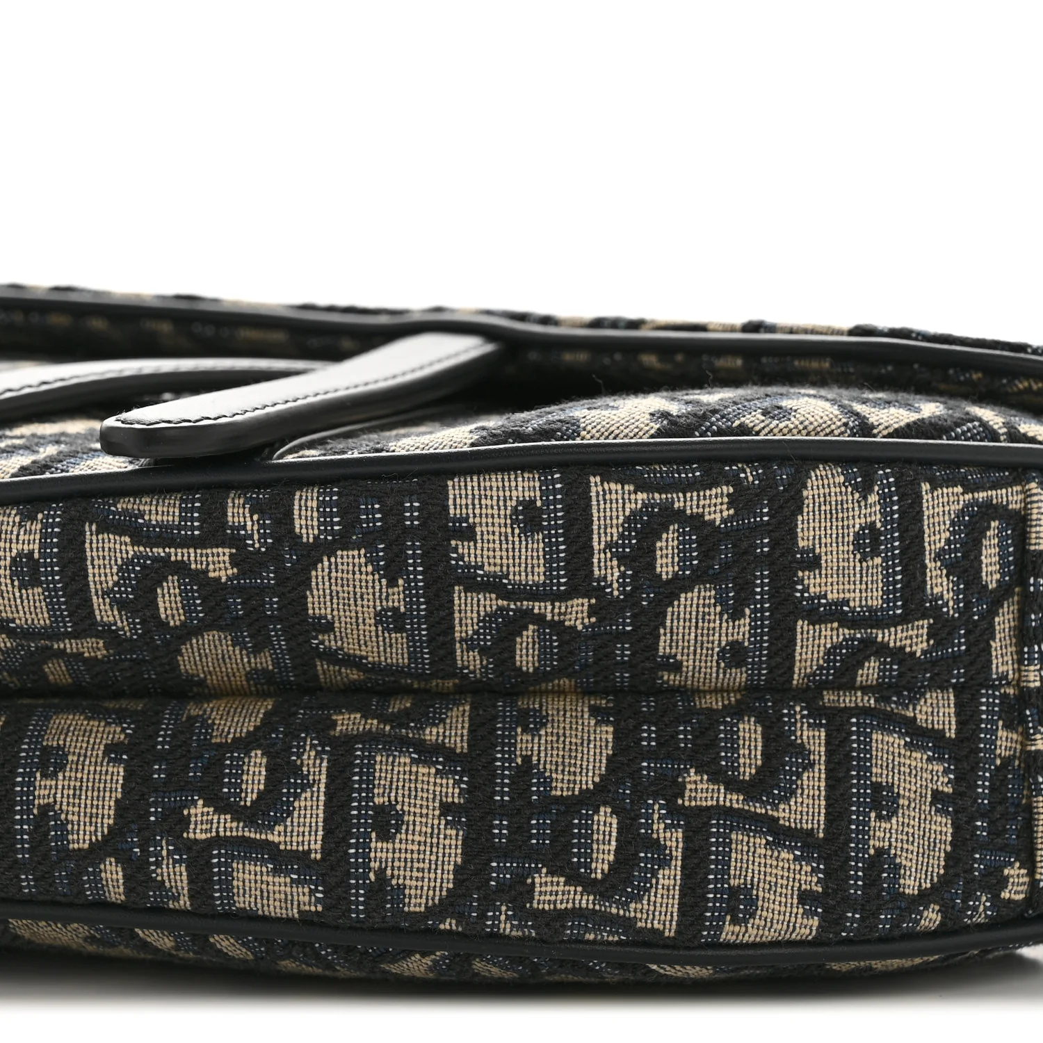 Oblique Saddle Bag With Strap Blue - Image 11