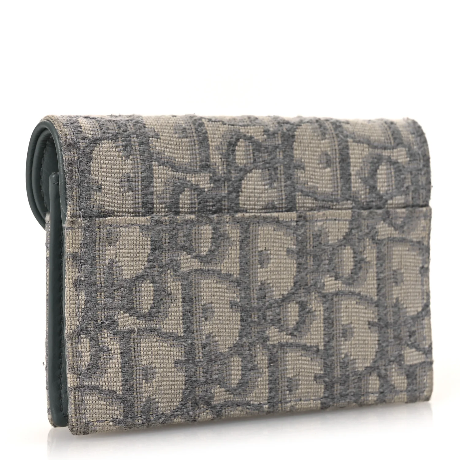 Oblique Saddle Bloom Card Holder Gray - Image 3