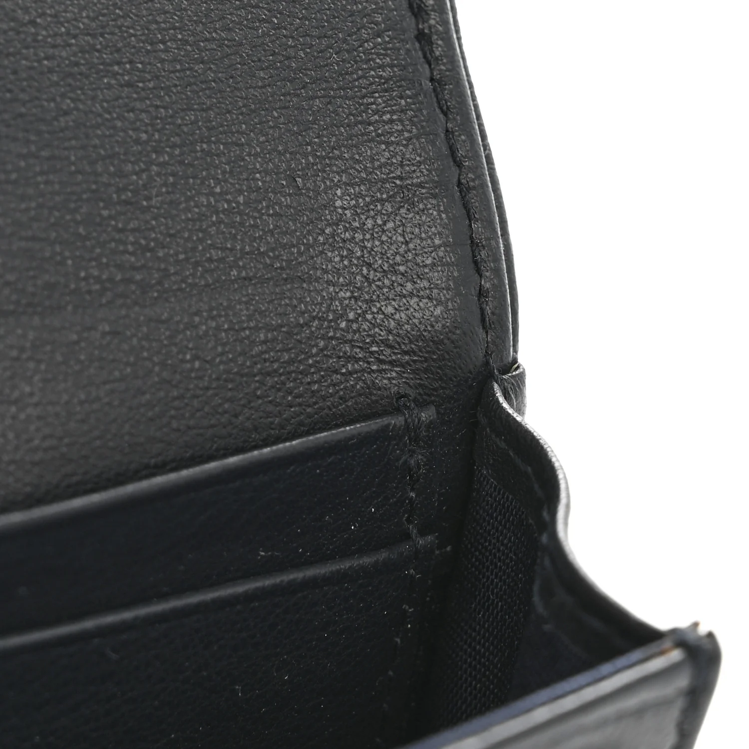 Oblique Saddle Card Holder Blue - Image 8