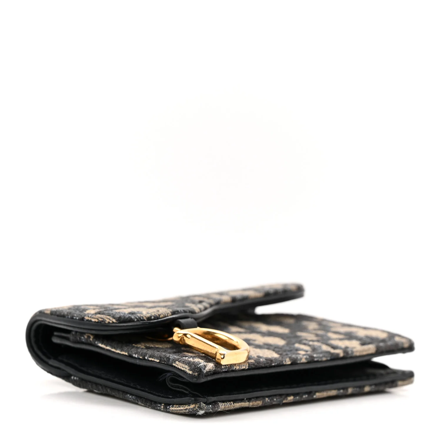 Oblique Saddle Card Holder Blue - Image 4