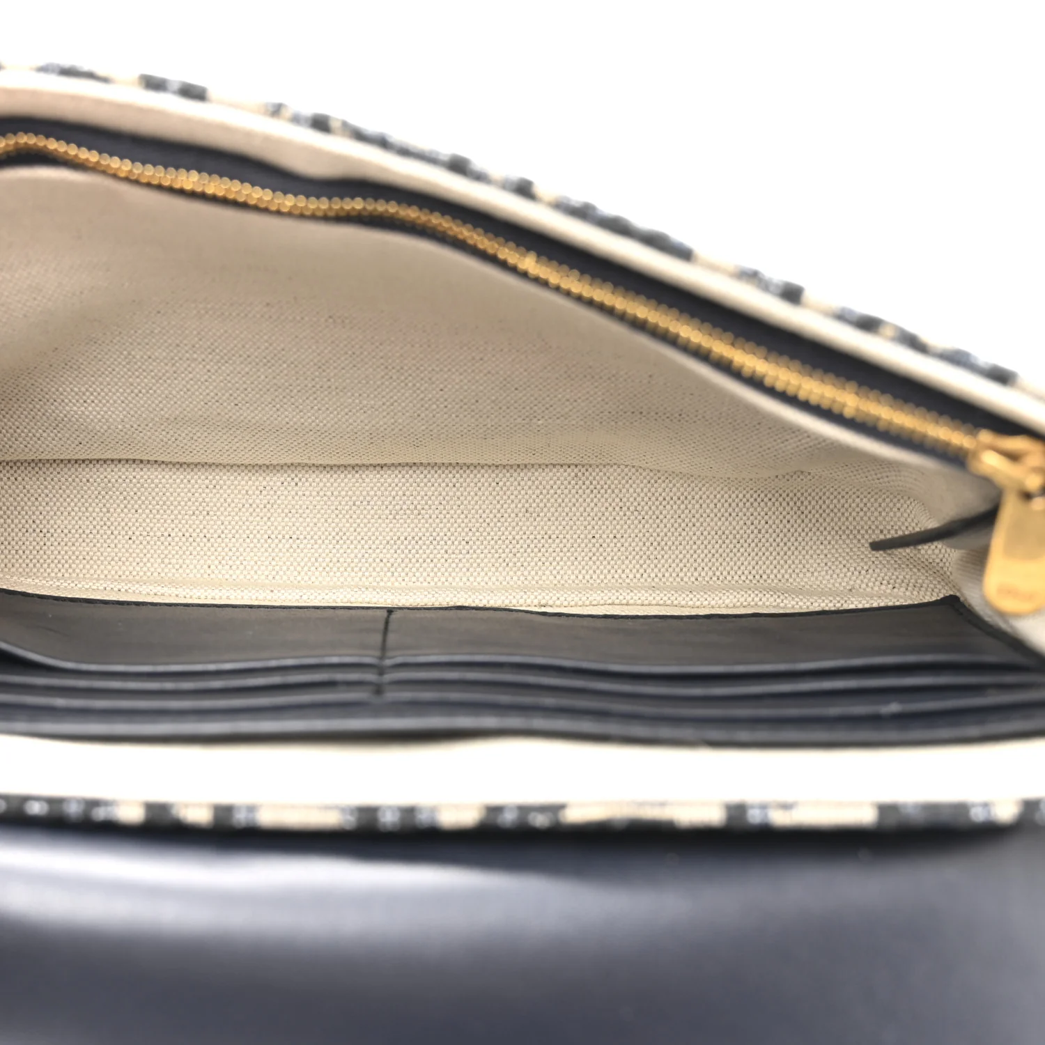 Oblique Saddle Chain Pouch Blue - Image 5