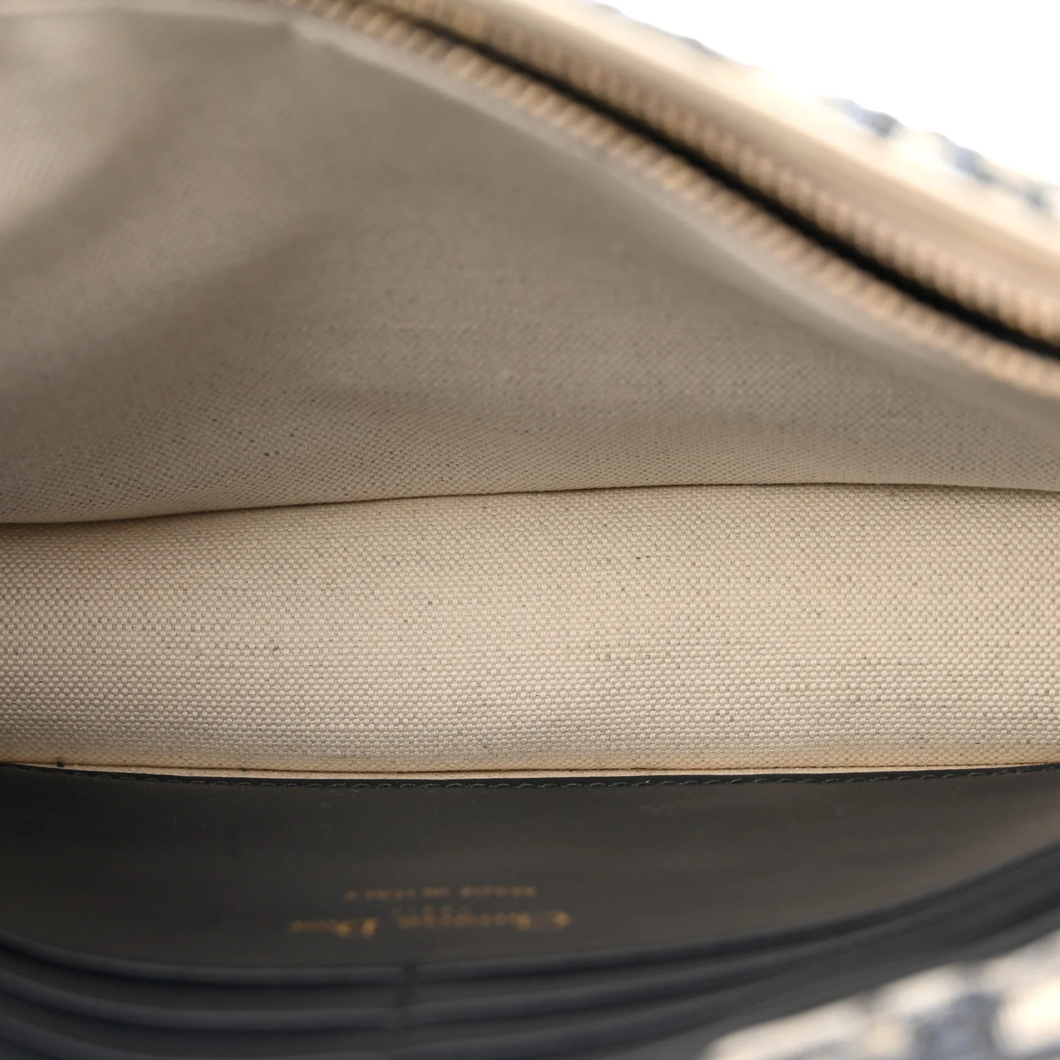 Oblique Saddle Chain Pouch Blue - Image 5