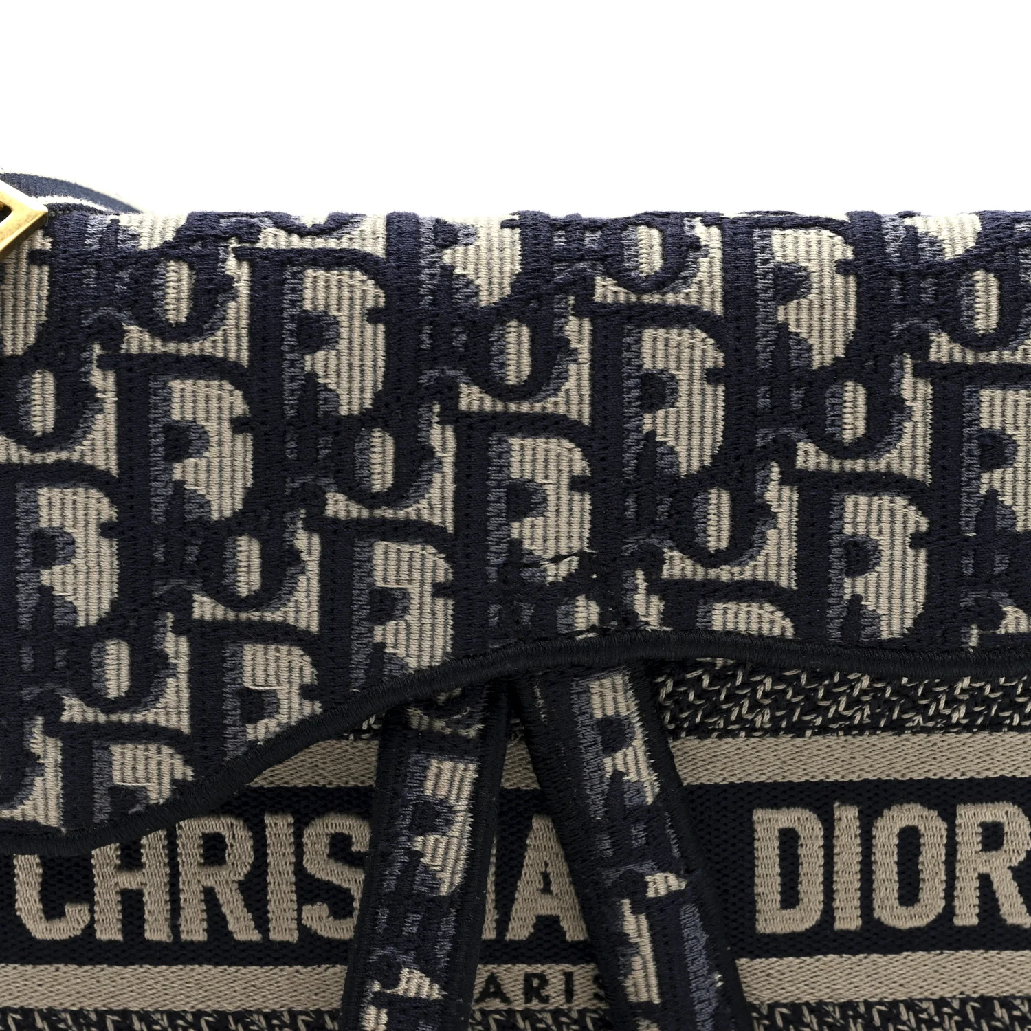 Oblique Slim Saddle Pouch Blue - Image 6