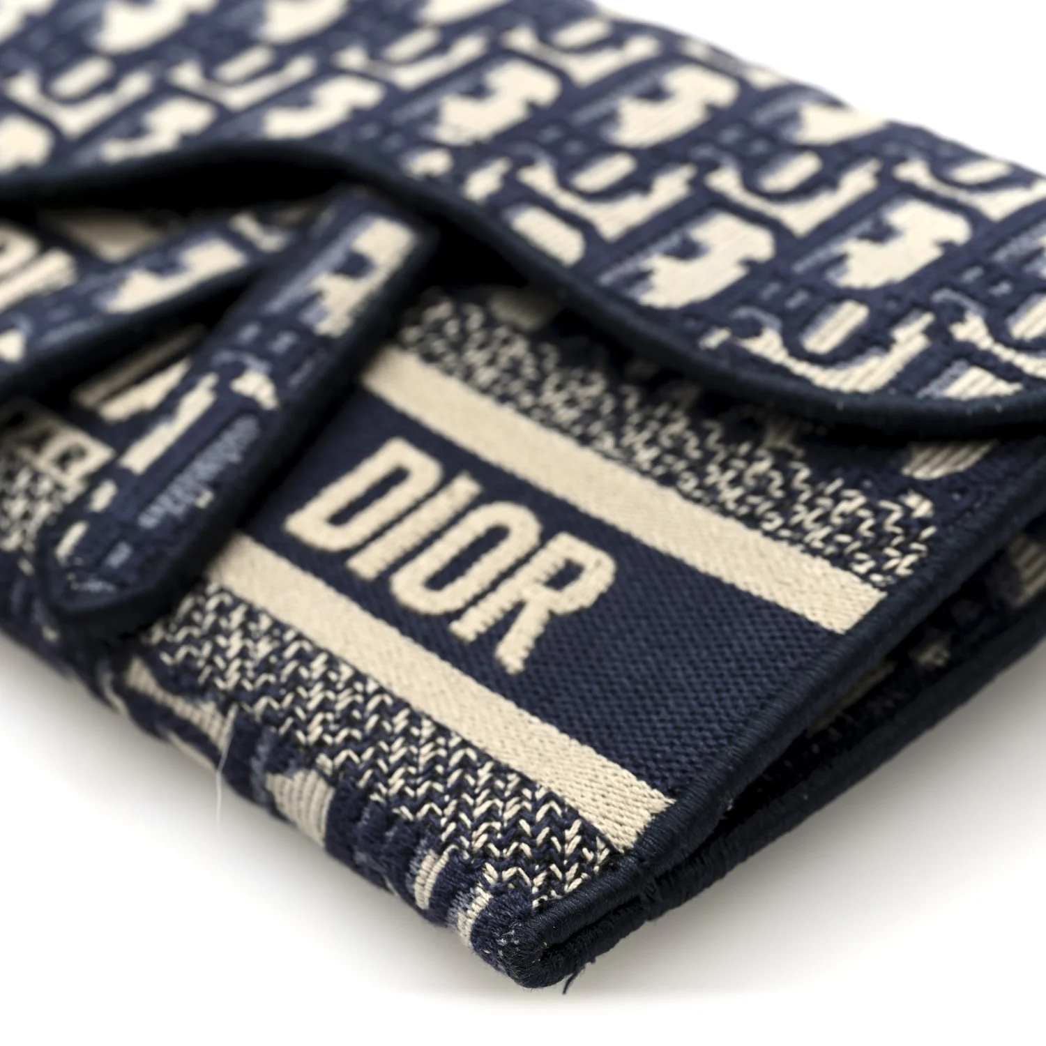 Oblique Slim Saddle Pouch Blue - Image 8