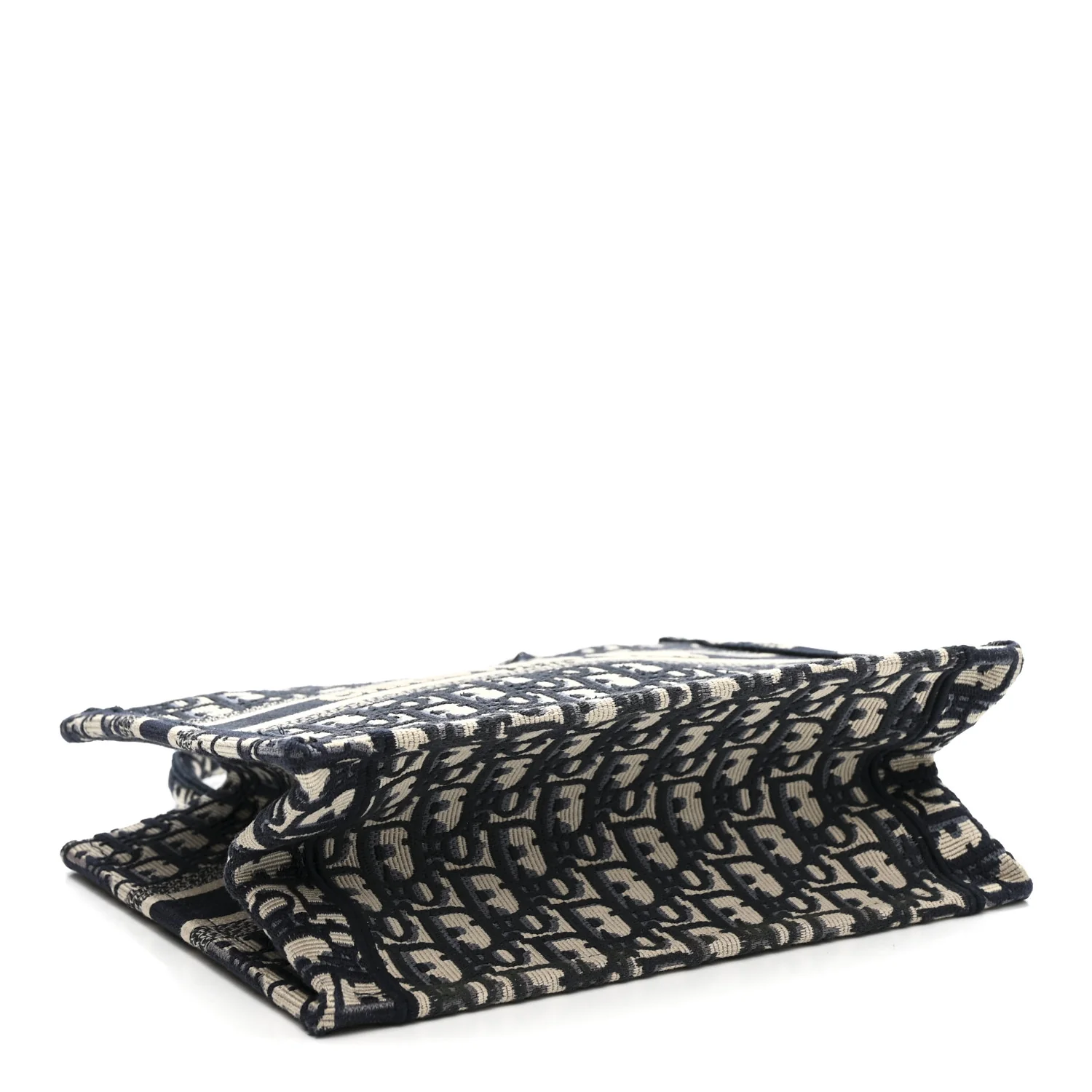 Oblique Small Book Tote Blue Multicolor - Image 4