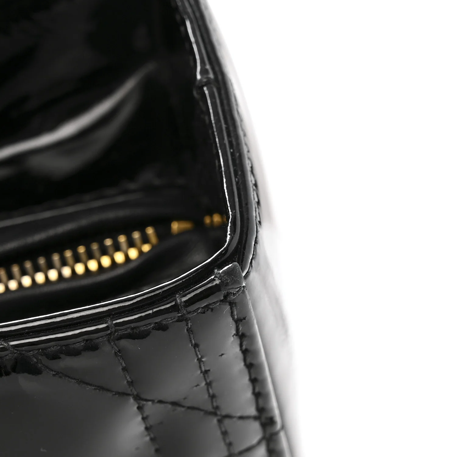 Patent Cannage Large Lady Dior Black - Image 16