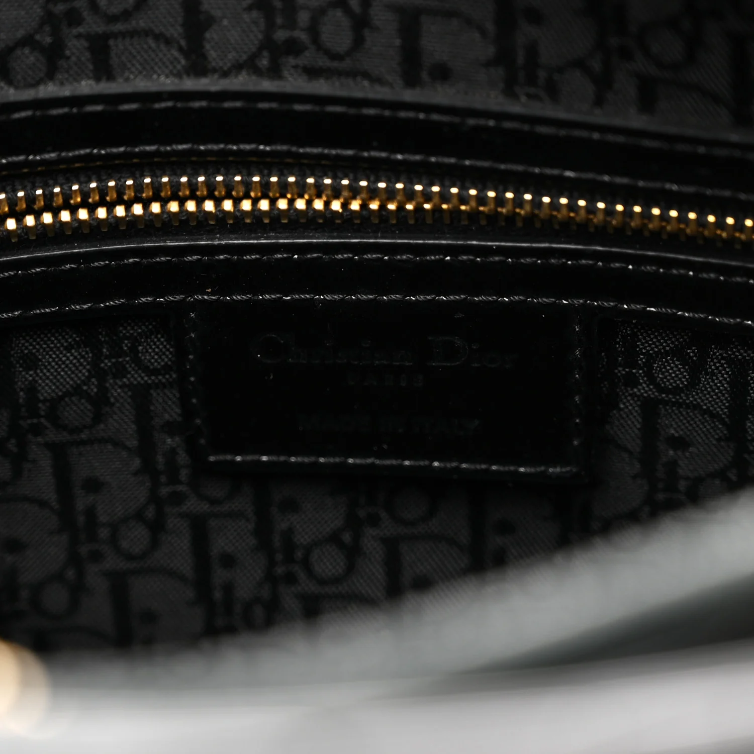 Patent Cannage Large Lady Dior Black - Image 6