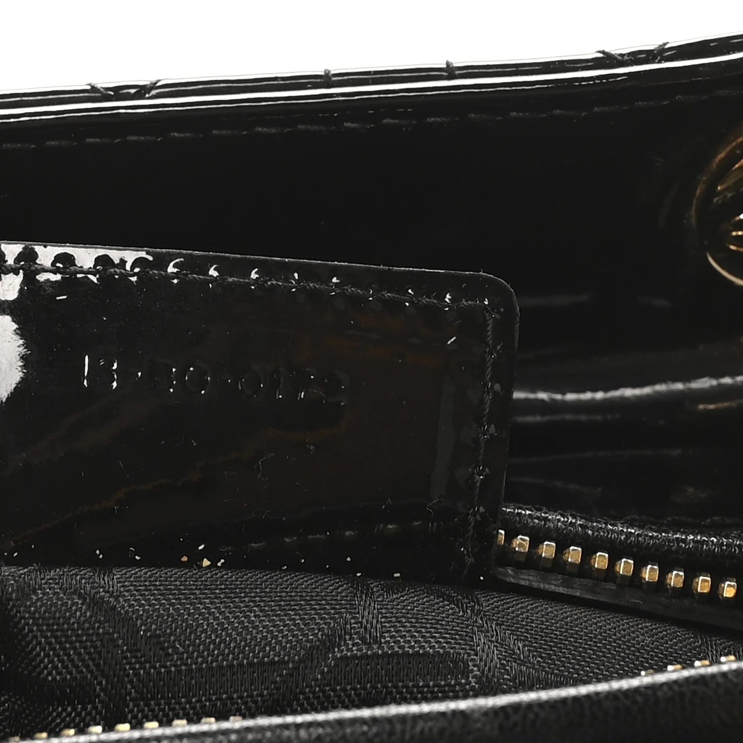 Patent Cannage Medium Lady Dior Black - Image 7