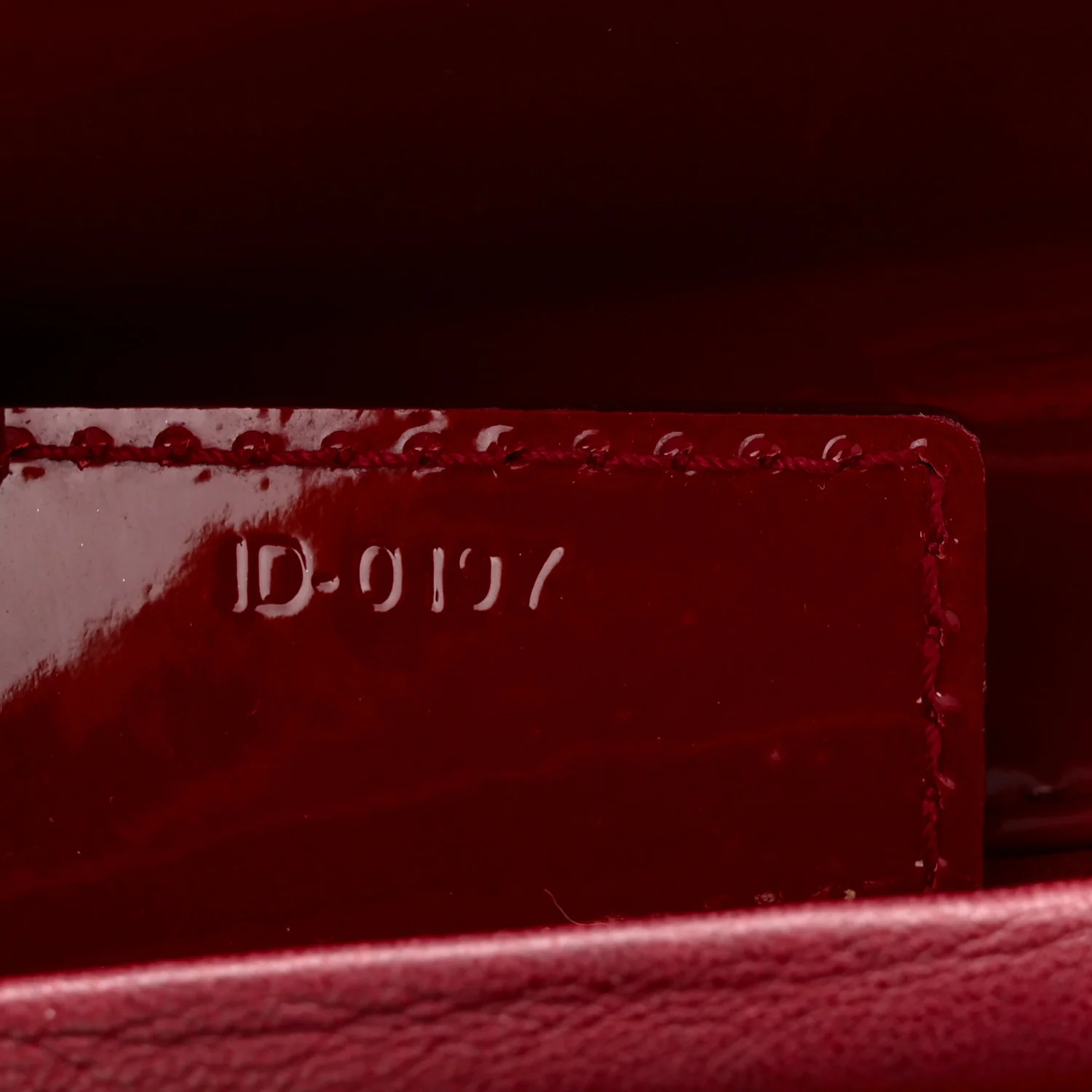 Patent Cannage Medium Lady Dior Red - Image 7