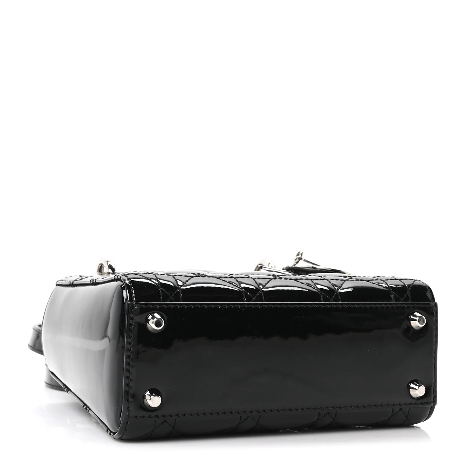 Patent Cannage Mini Lady Dior Black - Image 3