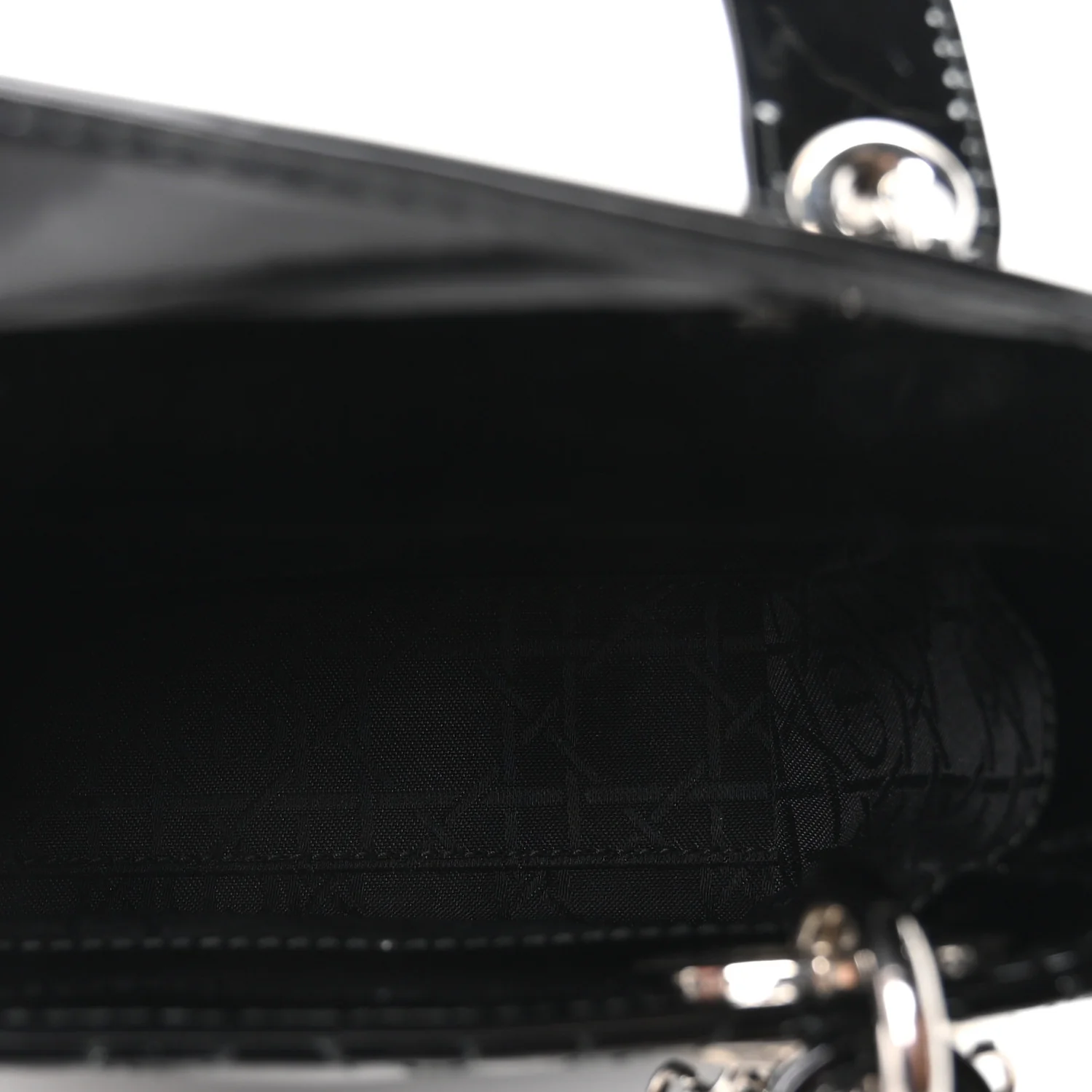 Patent Cannage Mini Lady Dior Black - Image 4