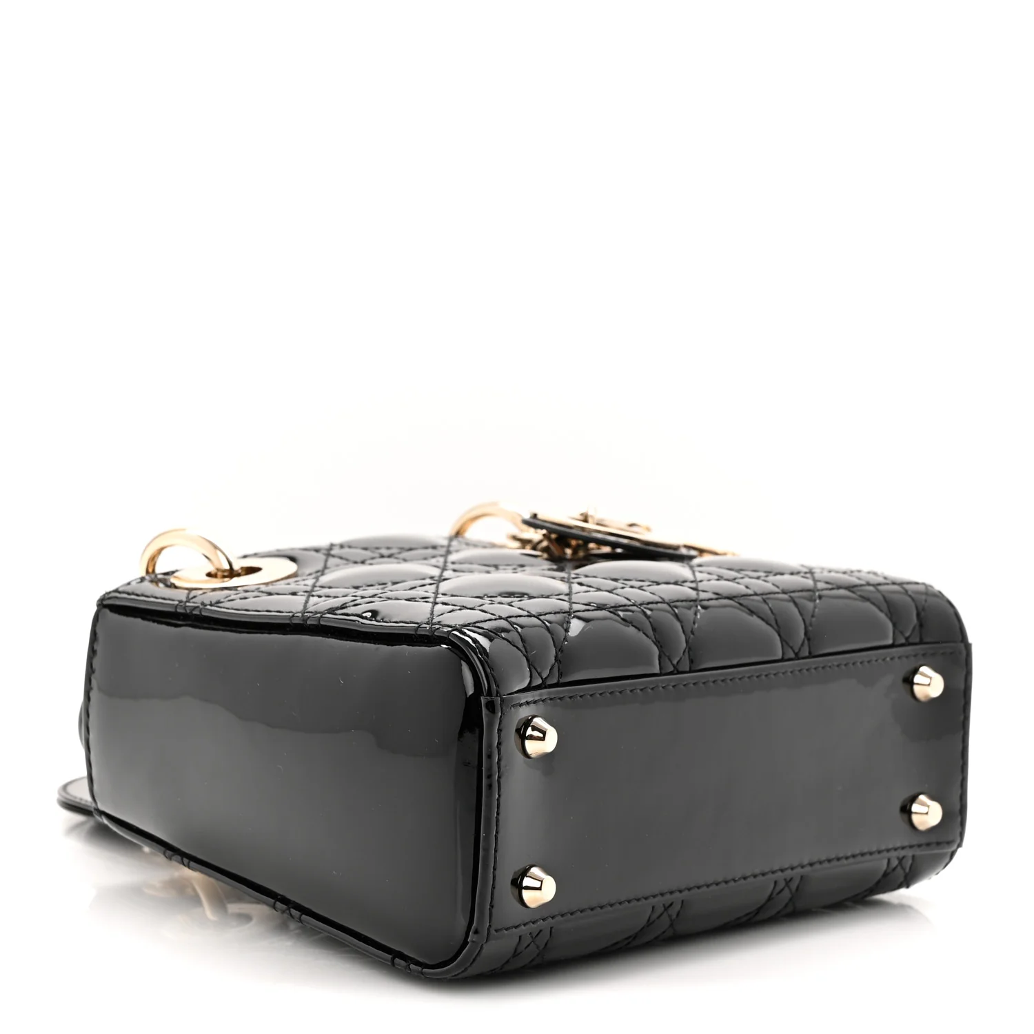 Patent Cannage Mini Lady Dior Black - Image 4