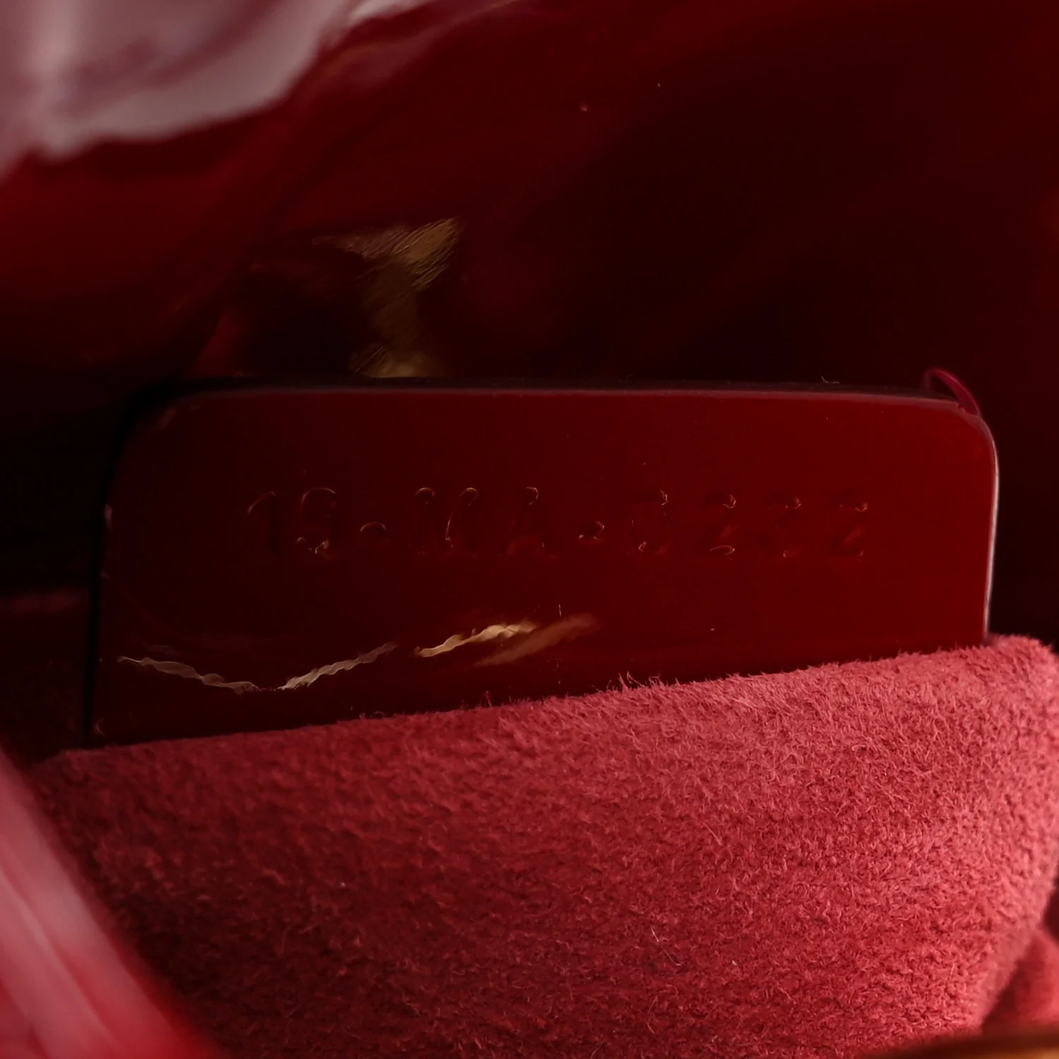 Patent Cannage Mini Lady Dior Red - Image 6