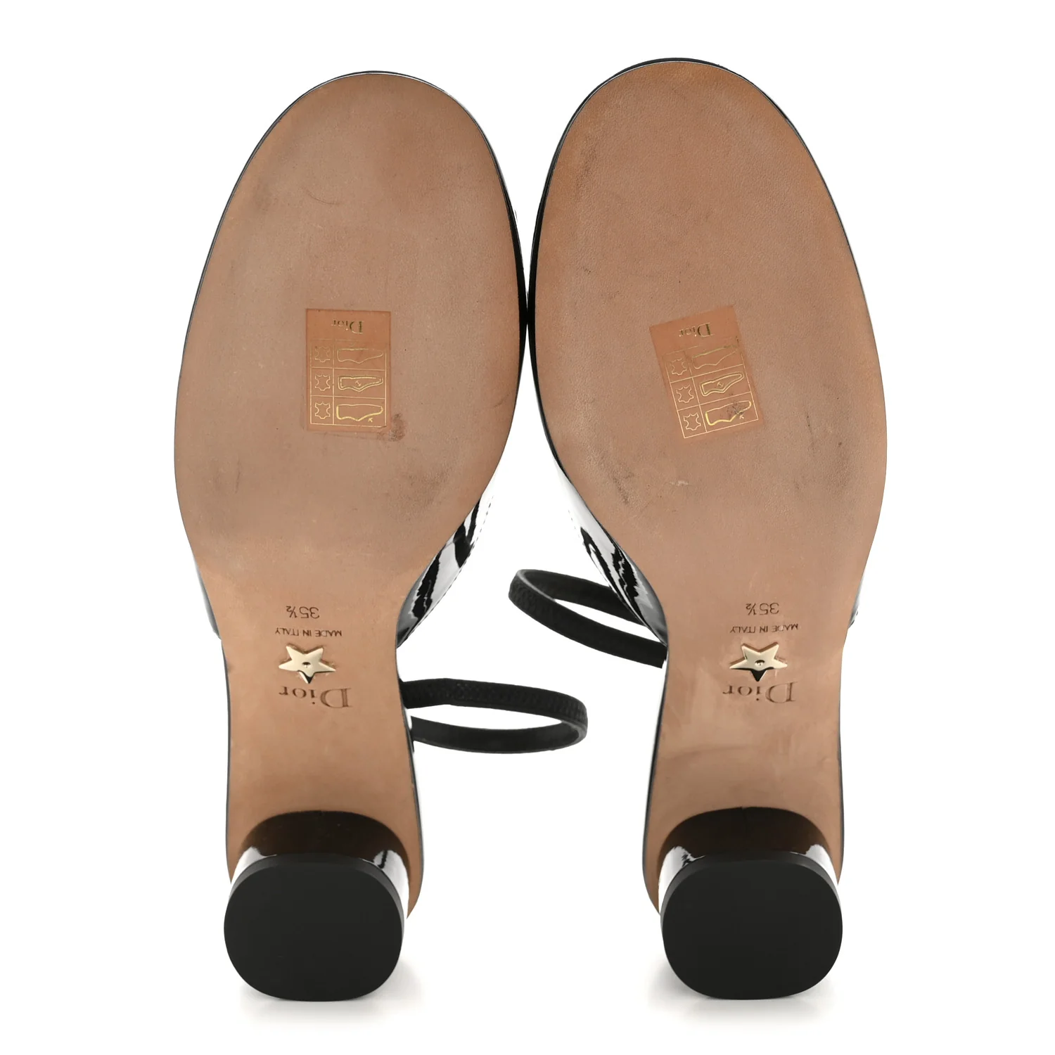 Patent Dior Day Slingback 35mm Pumps 35.5 Black - Image 6