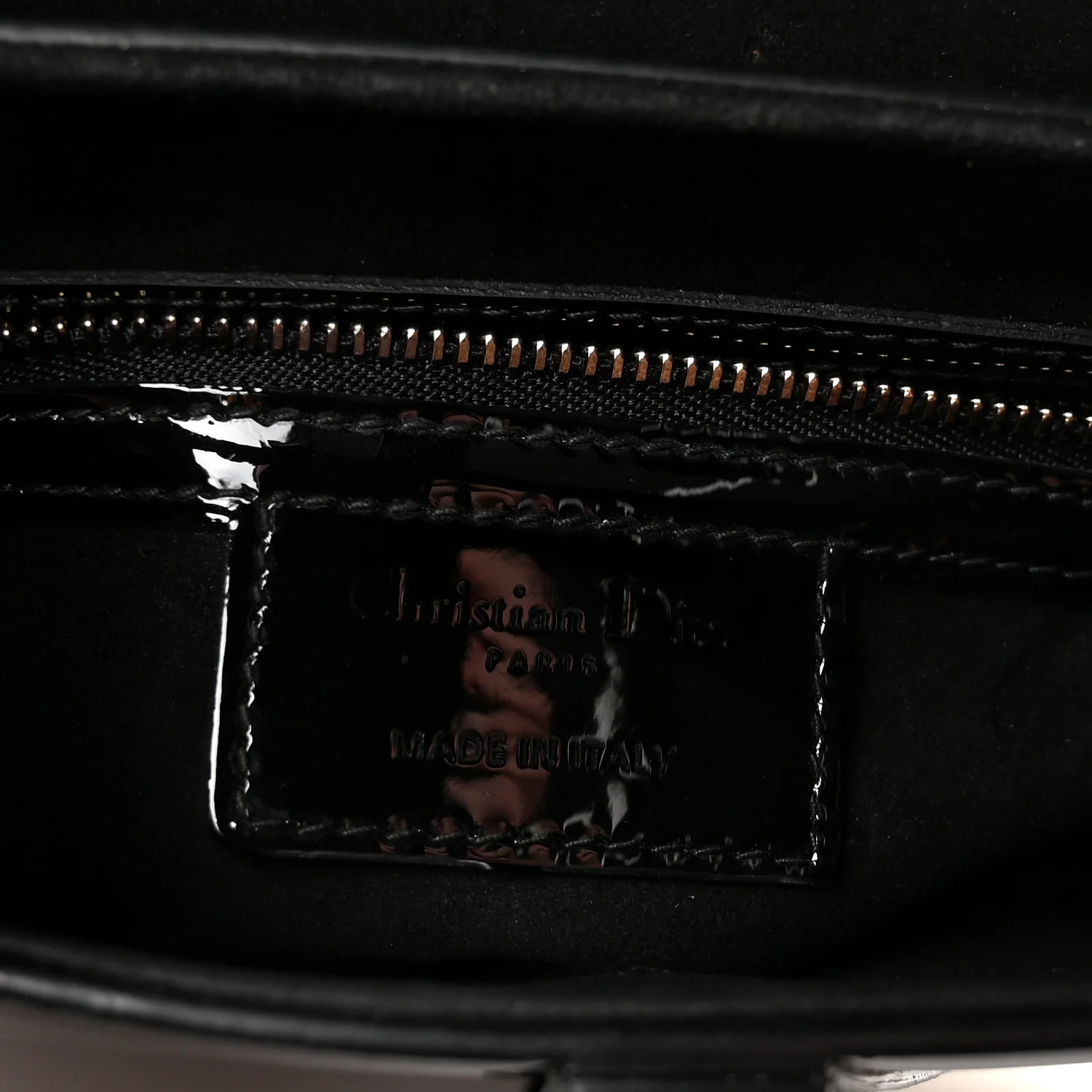 Patent Saddle Bag Black - Image 6