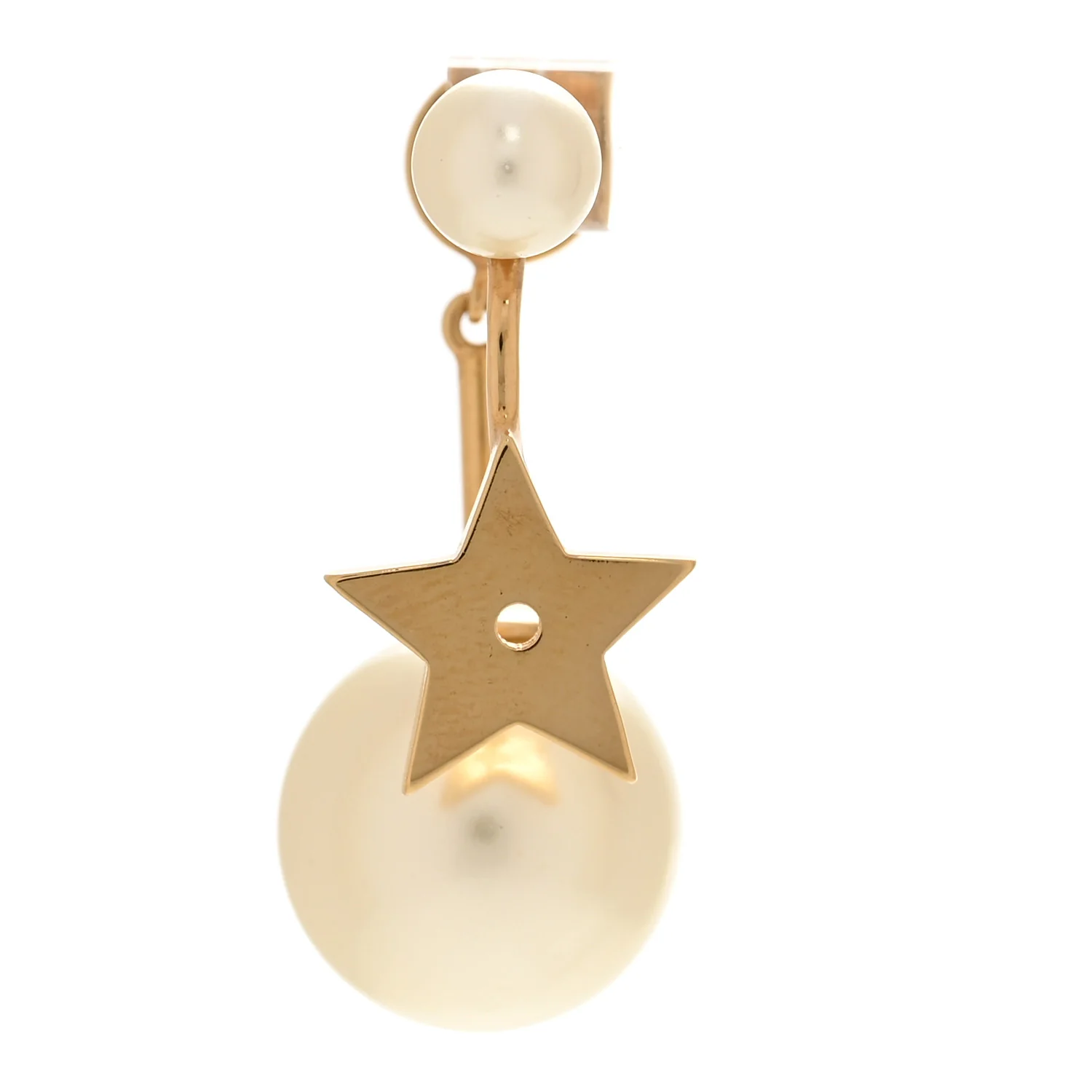 Pearl My ABCDior Tribales Etoile Earring Gold