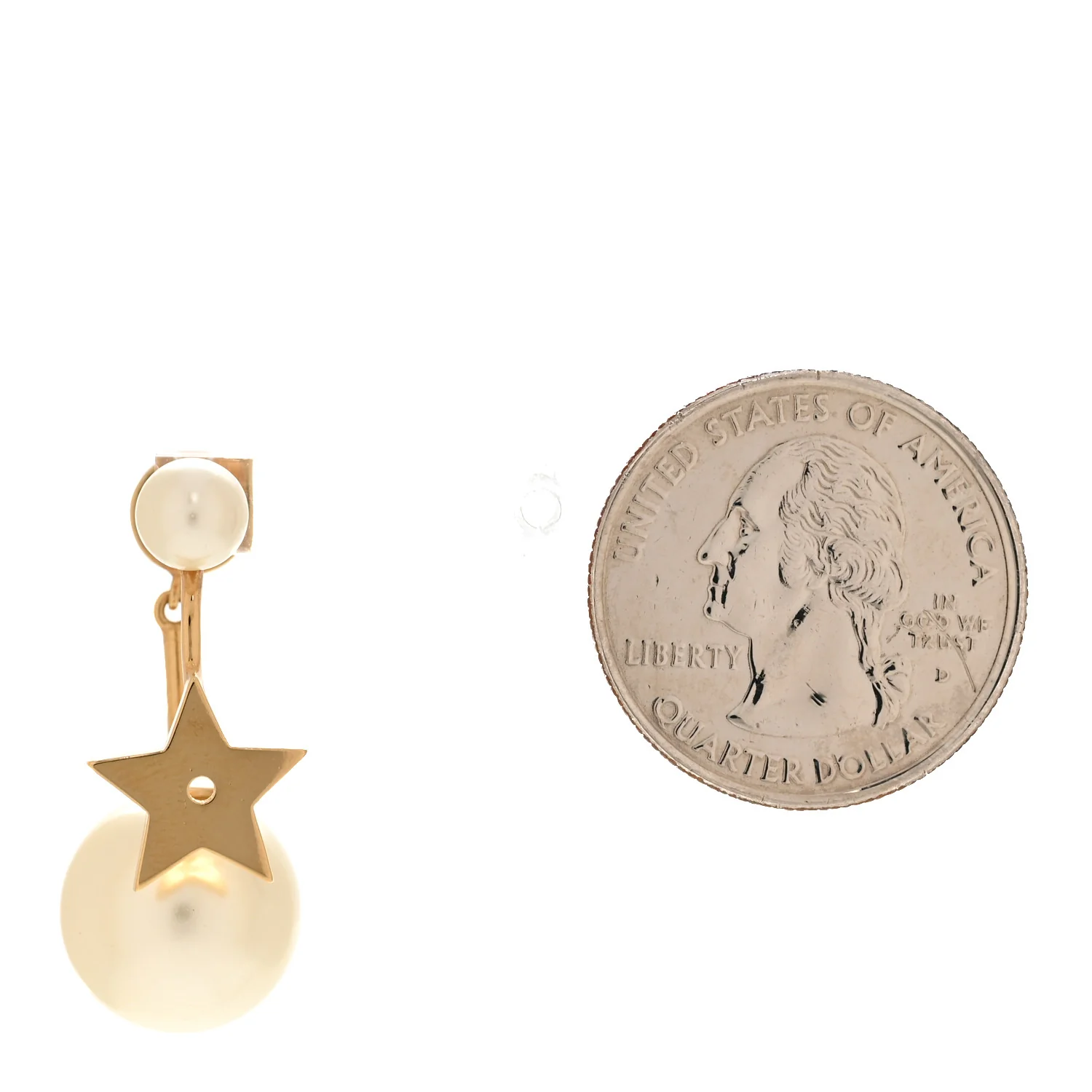 Pearl My ABCDior Tribales Etoile Earring Gold - Image 2